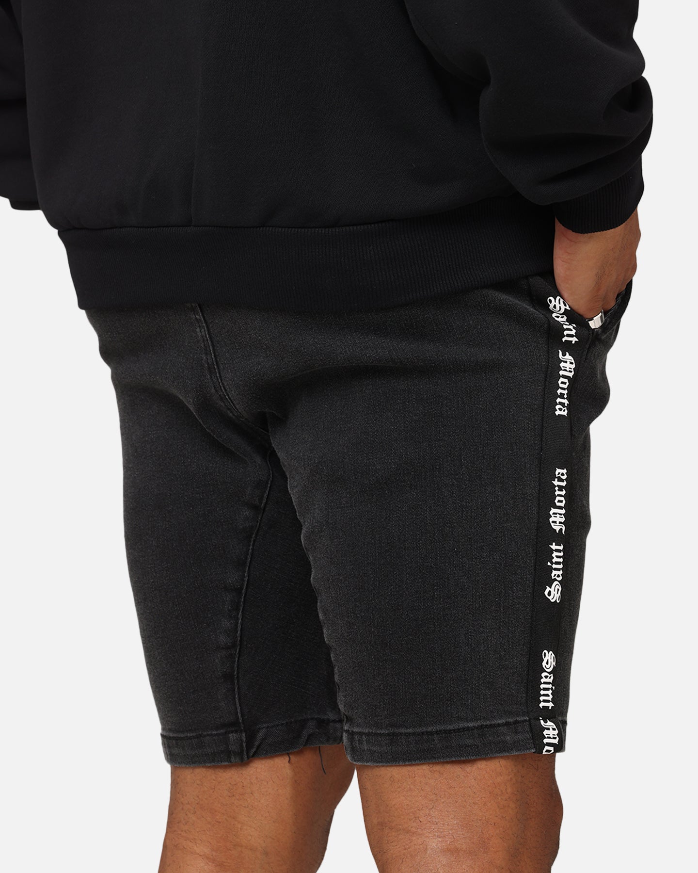 Saint Morta Sport X Walk Shorts Black Shadow