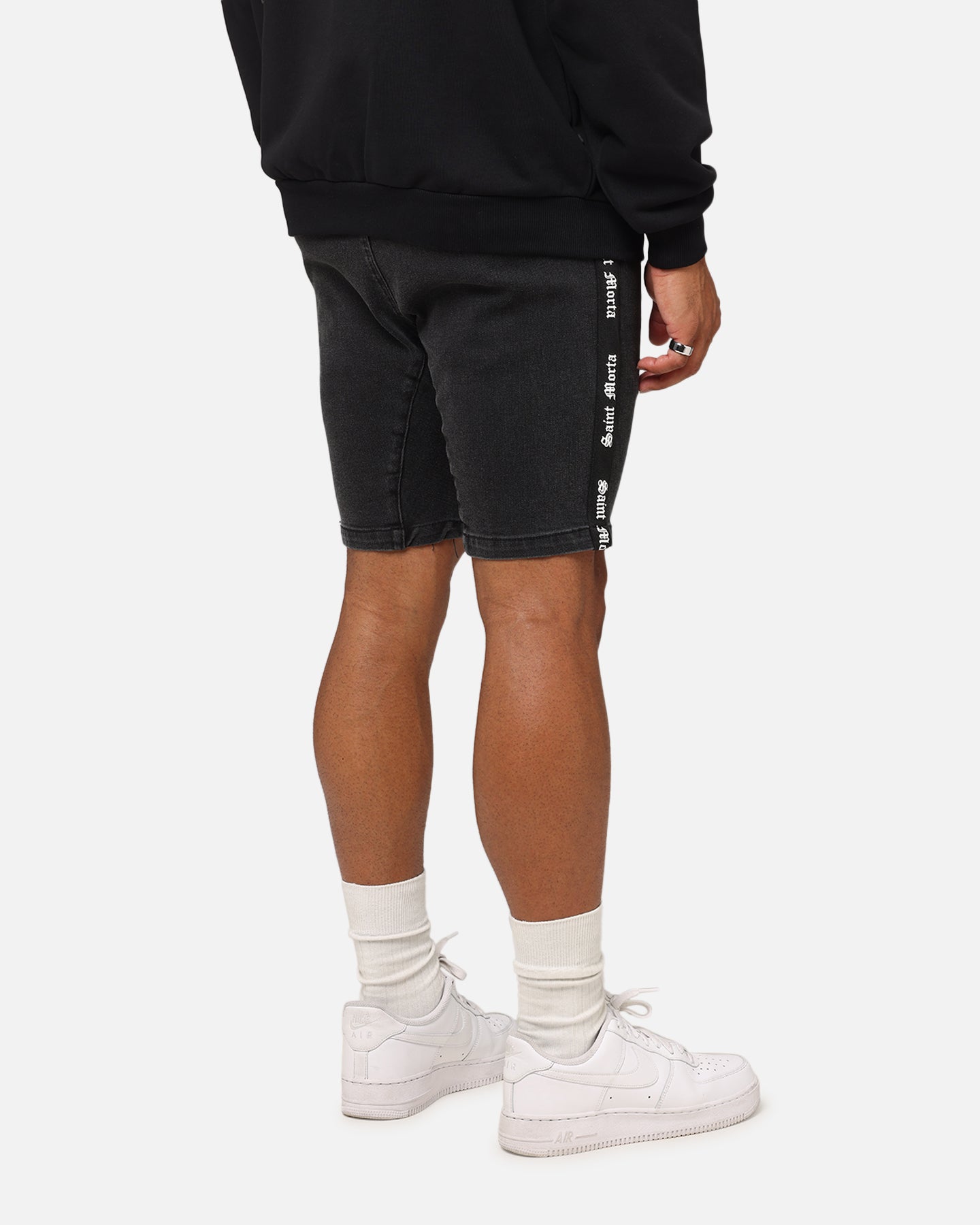 Saint Morta Sport X Walk Shorts Black Shadow