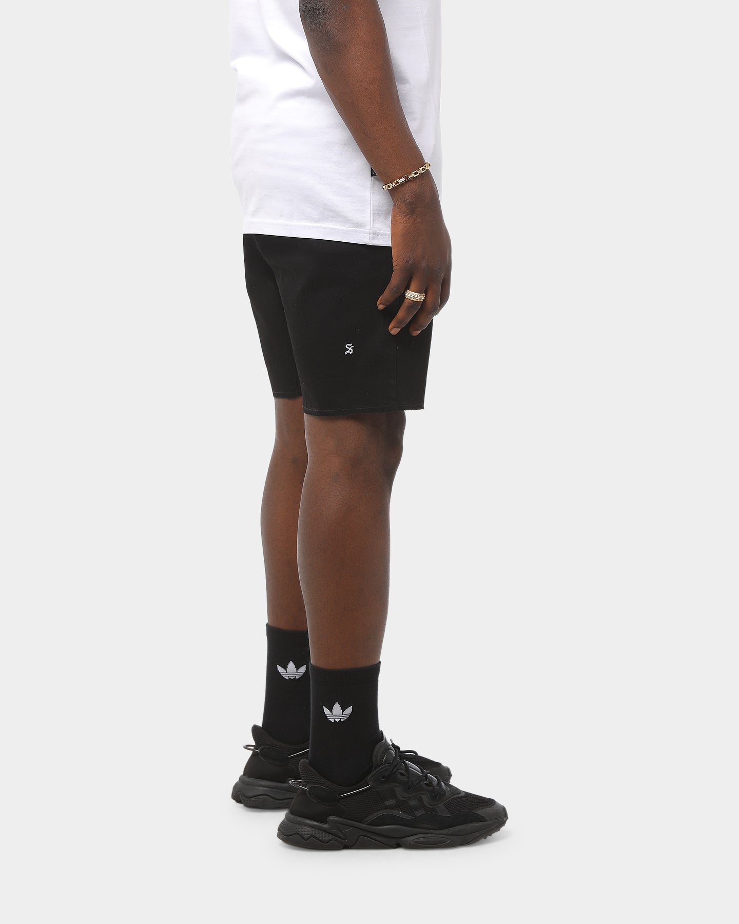 Saint Morta Denim Jogger Short Black
