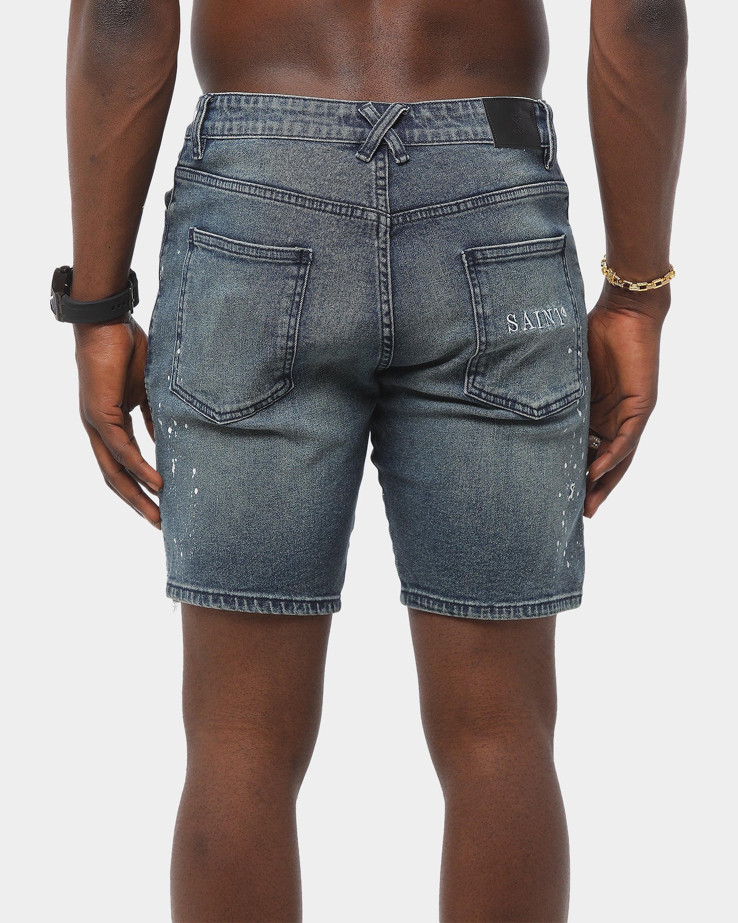Saint Morta Artisan Biker Short Superwash Blue