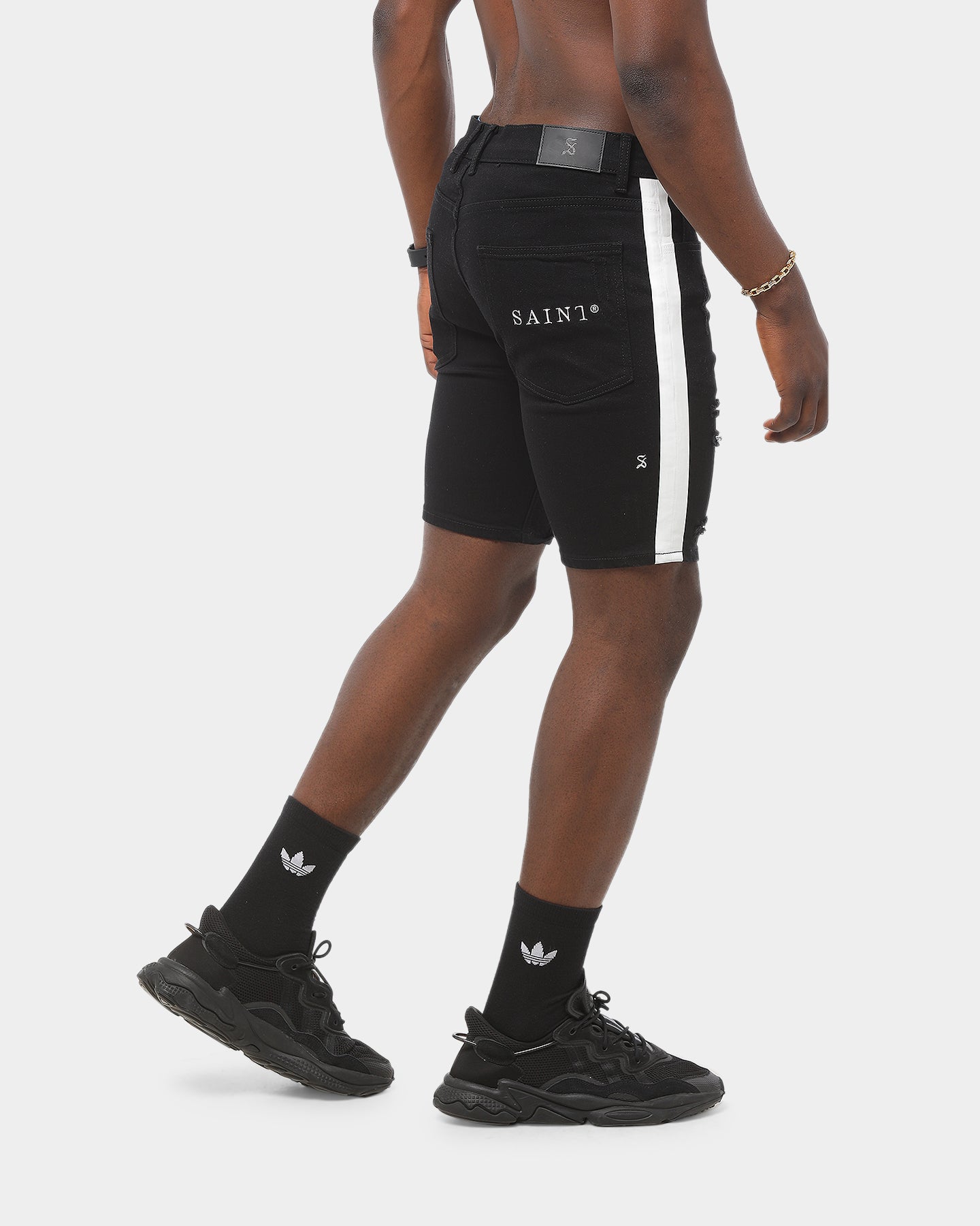 Saint Morta Racer Thrashed Short Black/White