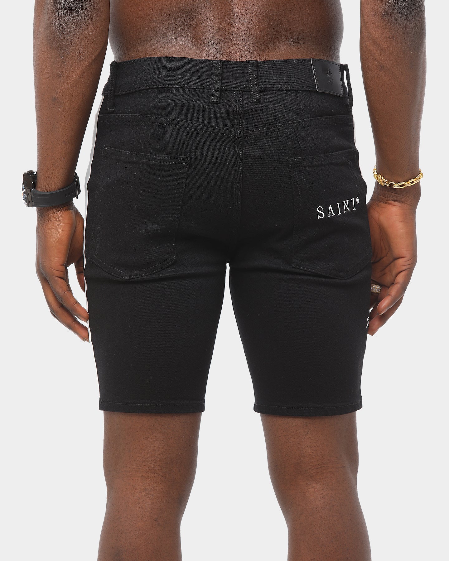 Saint Morta Racer Thrashed Short Black/White