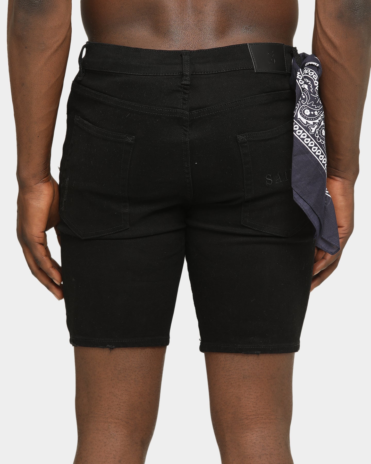 Saint Morta Bandana Summum Shorts Black/Navy