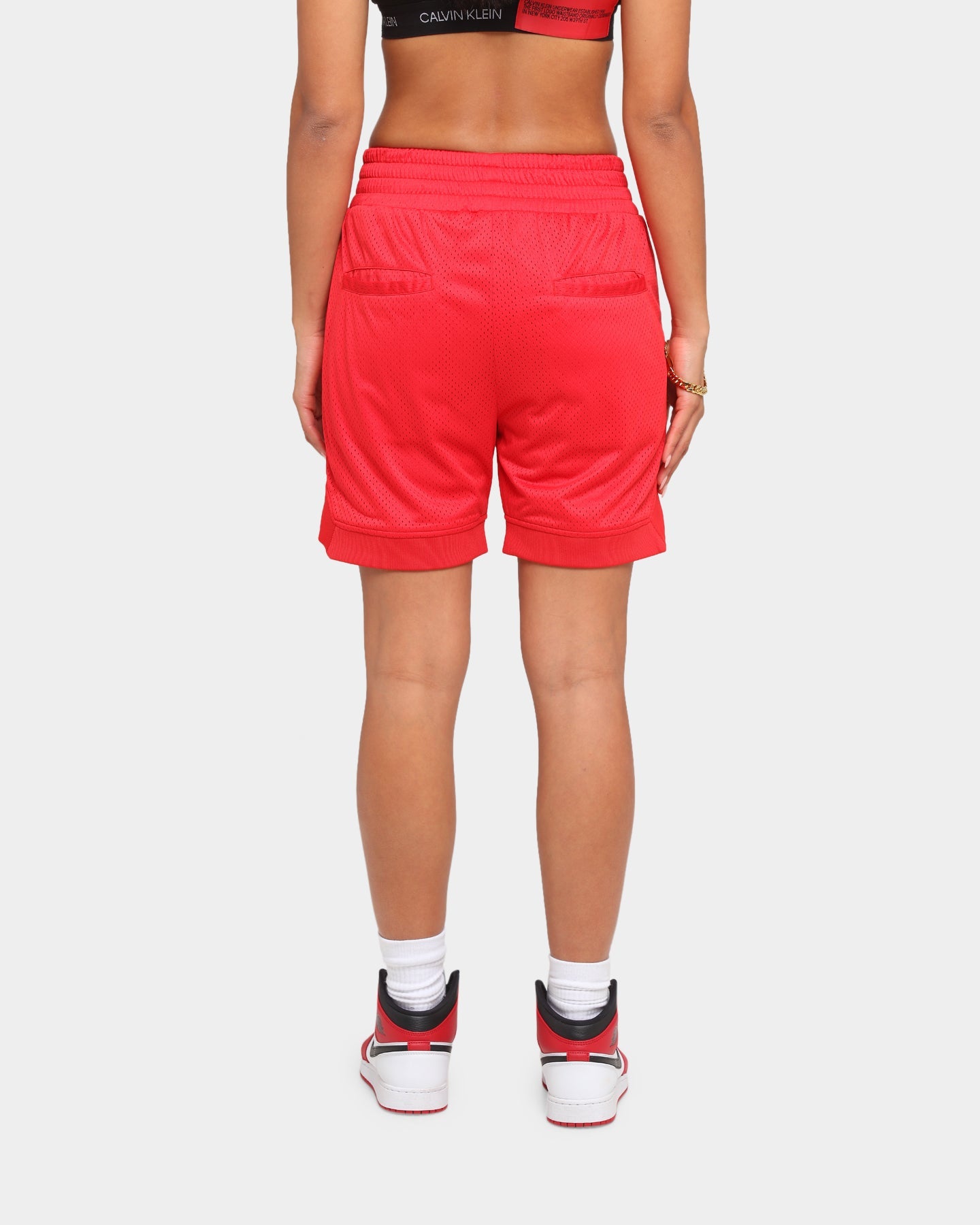 Saint Morta Warrior Basketball Shorts Red