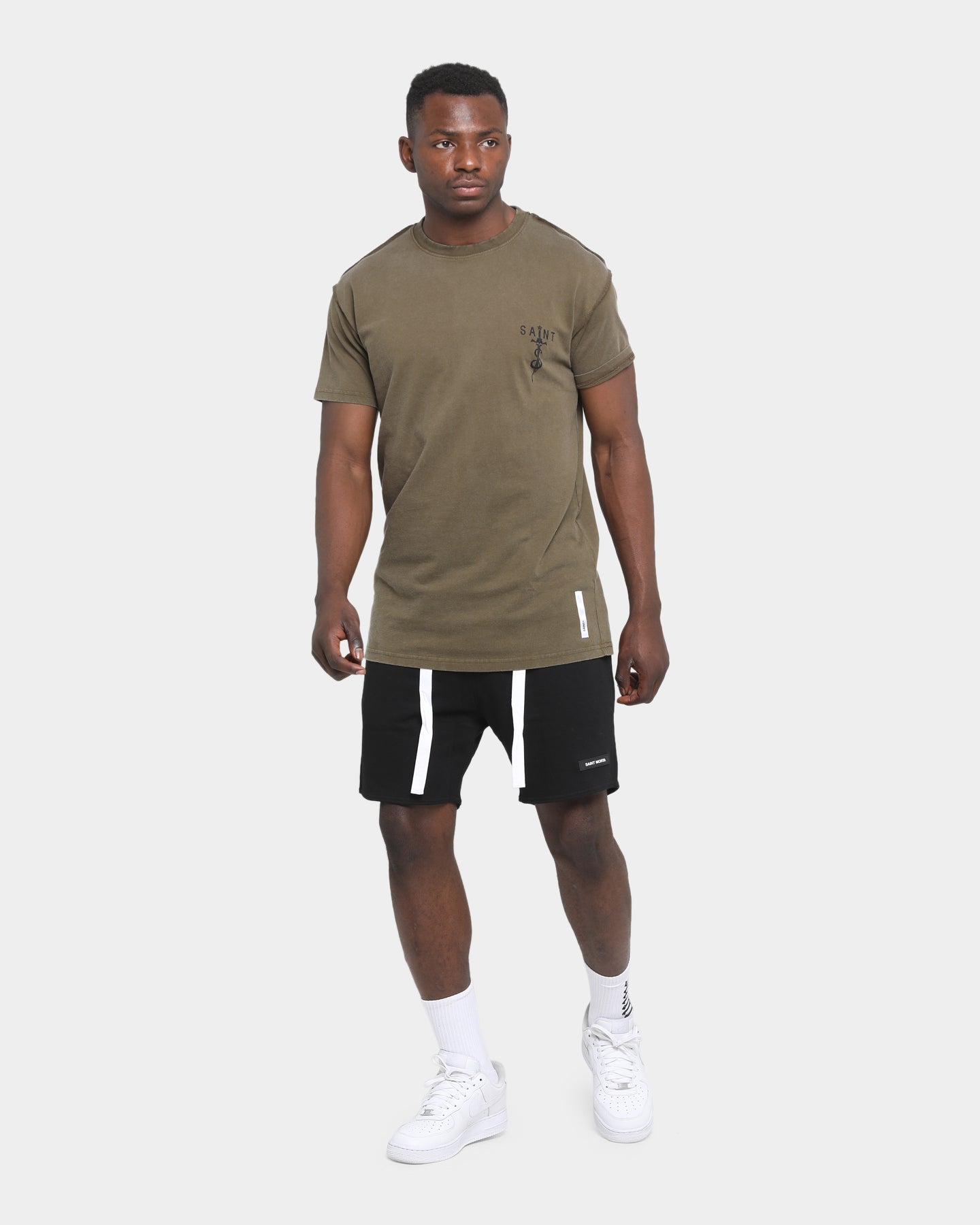 Saint Morta Off Court Street Shorts Black