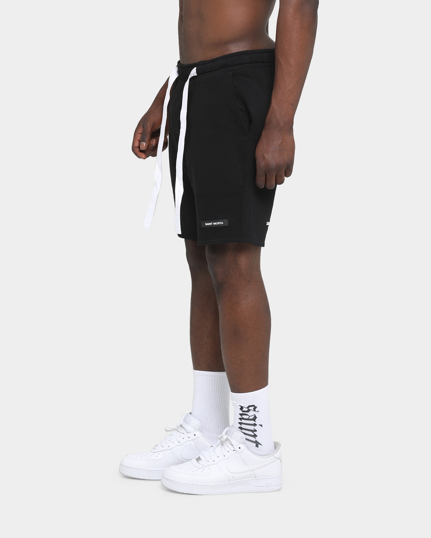 Saint Morta Off Court Street Shorts Black