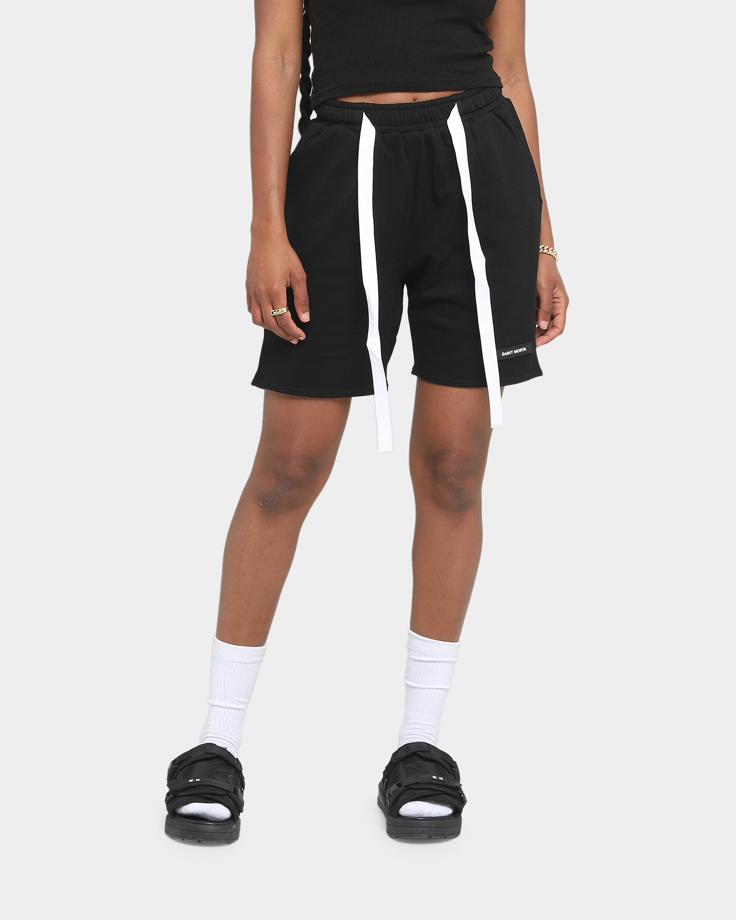 Saint Morta Off Court Street Shorts Black