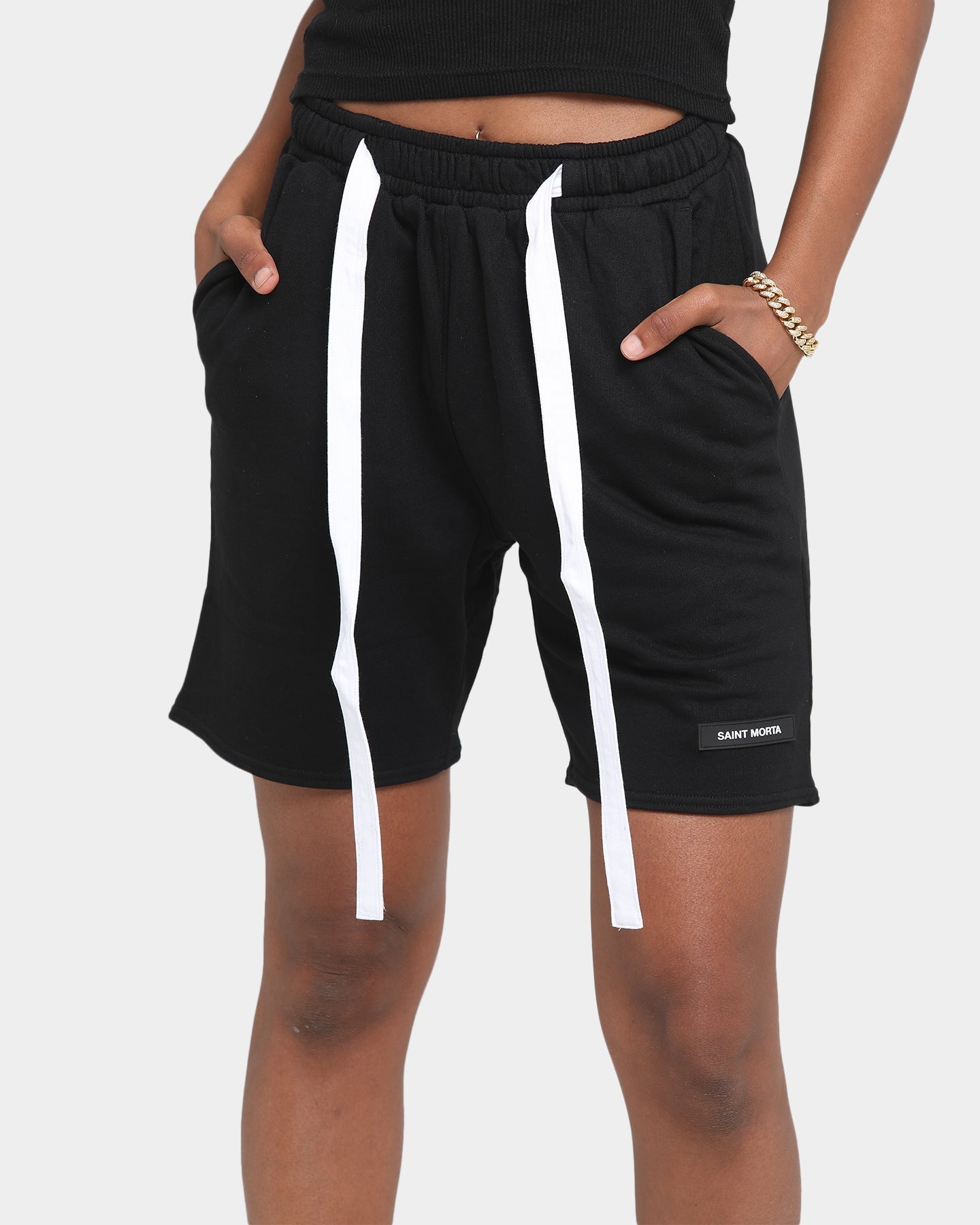 Saint Morta Off Court Street Shorts Black