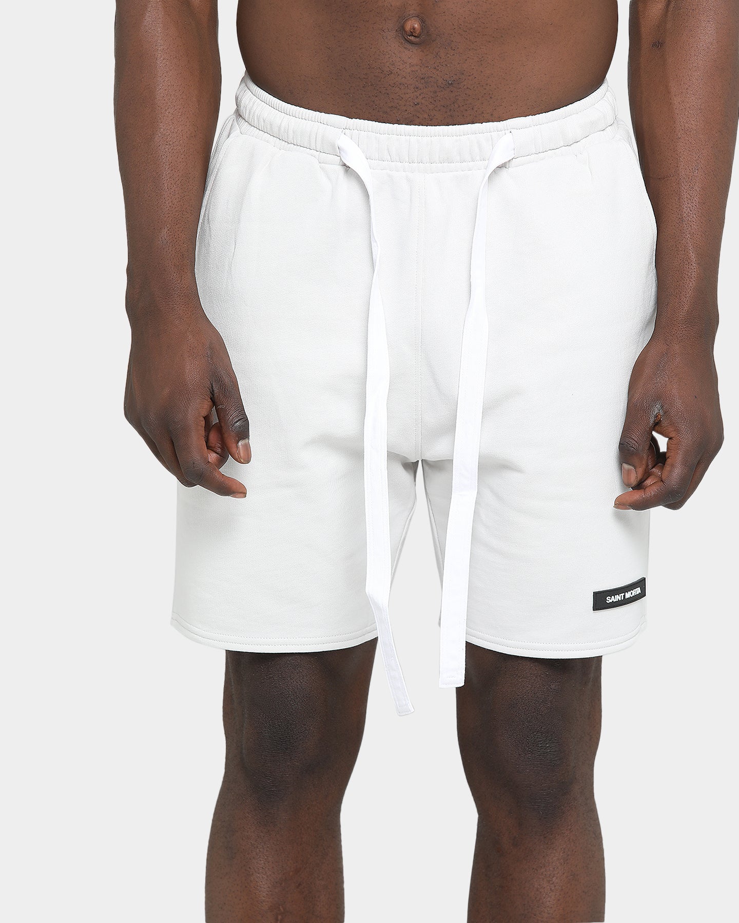 Saint Morta Off Court Street Shorts Light Grey