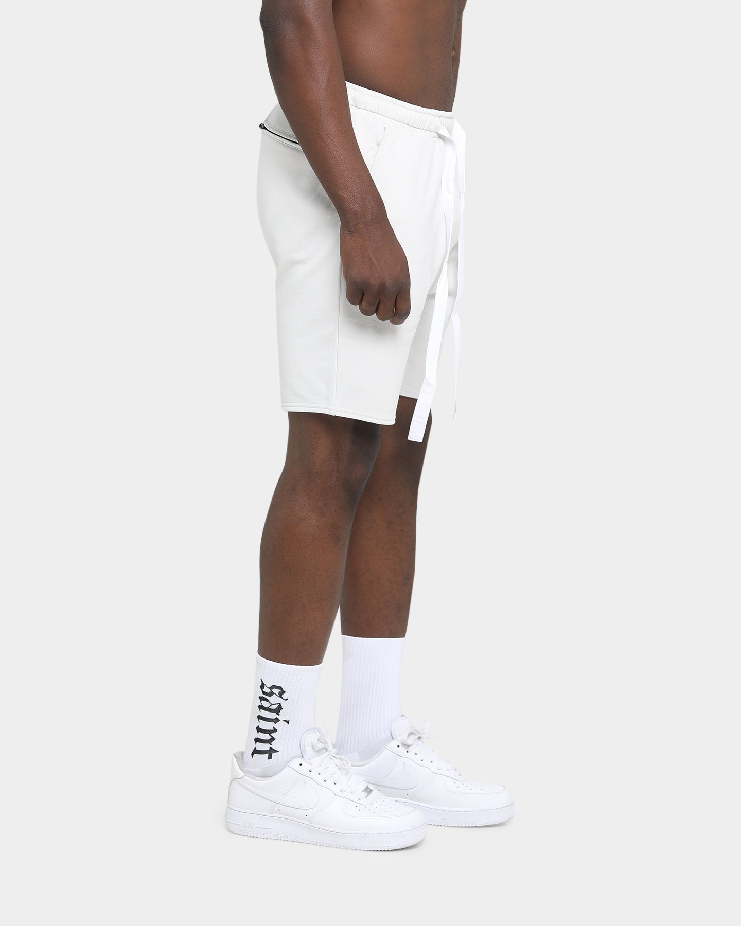 Saint Morta Off Court Street Shorts Light Grey