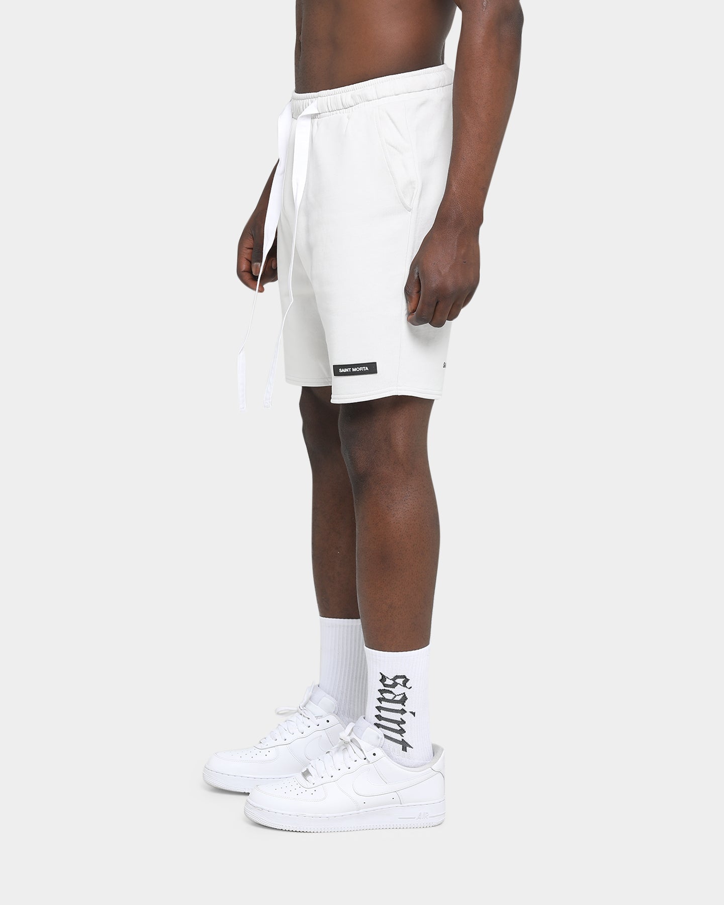 Saint Morta Off Court Street Shorts Light Grey