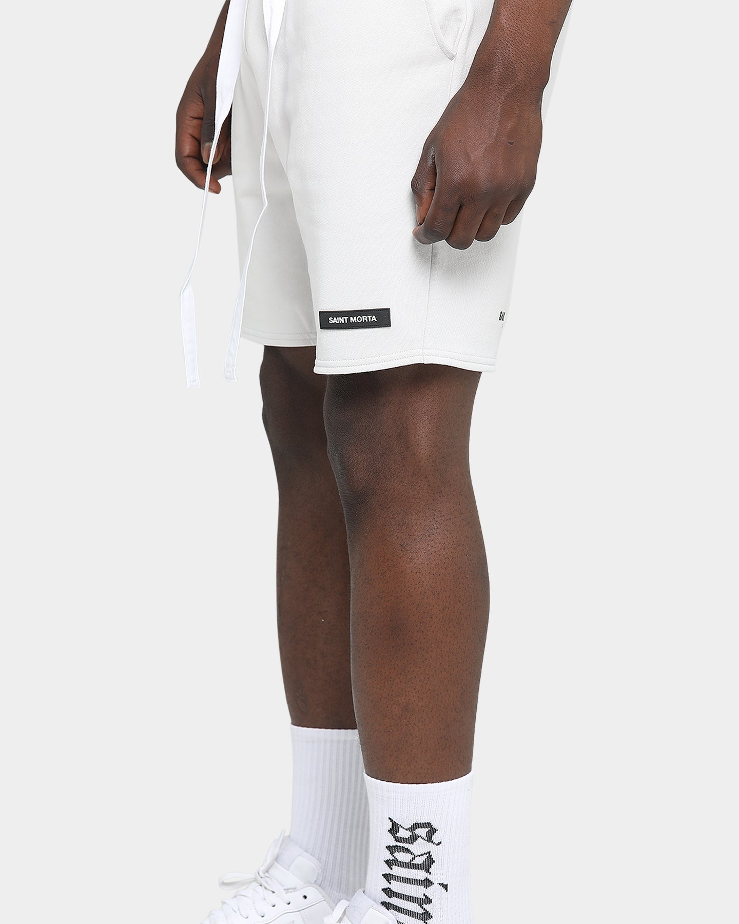 Saint Morta Off Court Street Shorts Light Grey