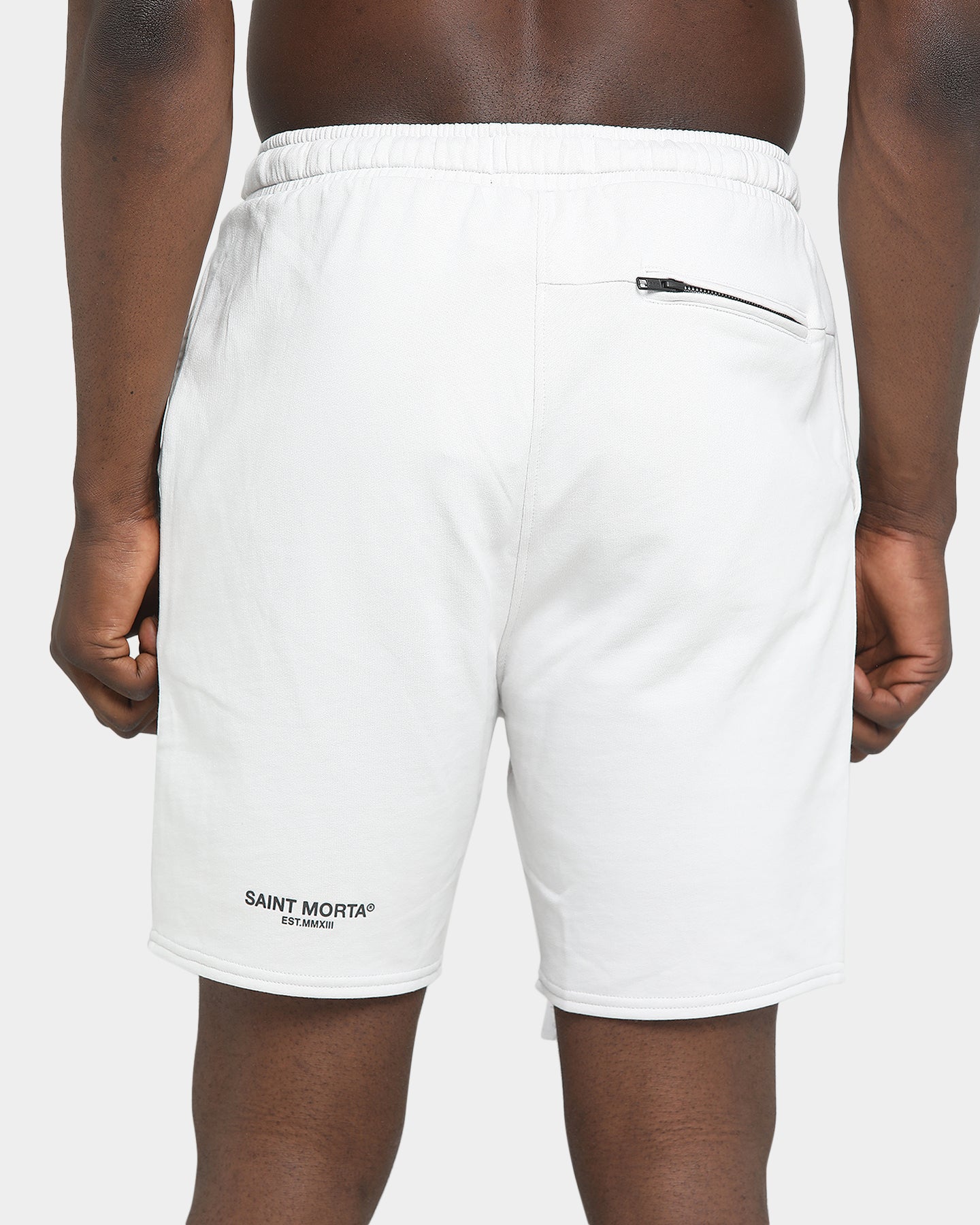 Saint Morta Off Court Street Shorts Light Grey