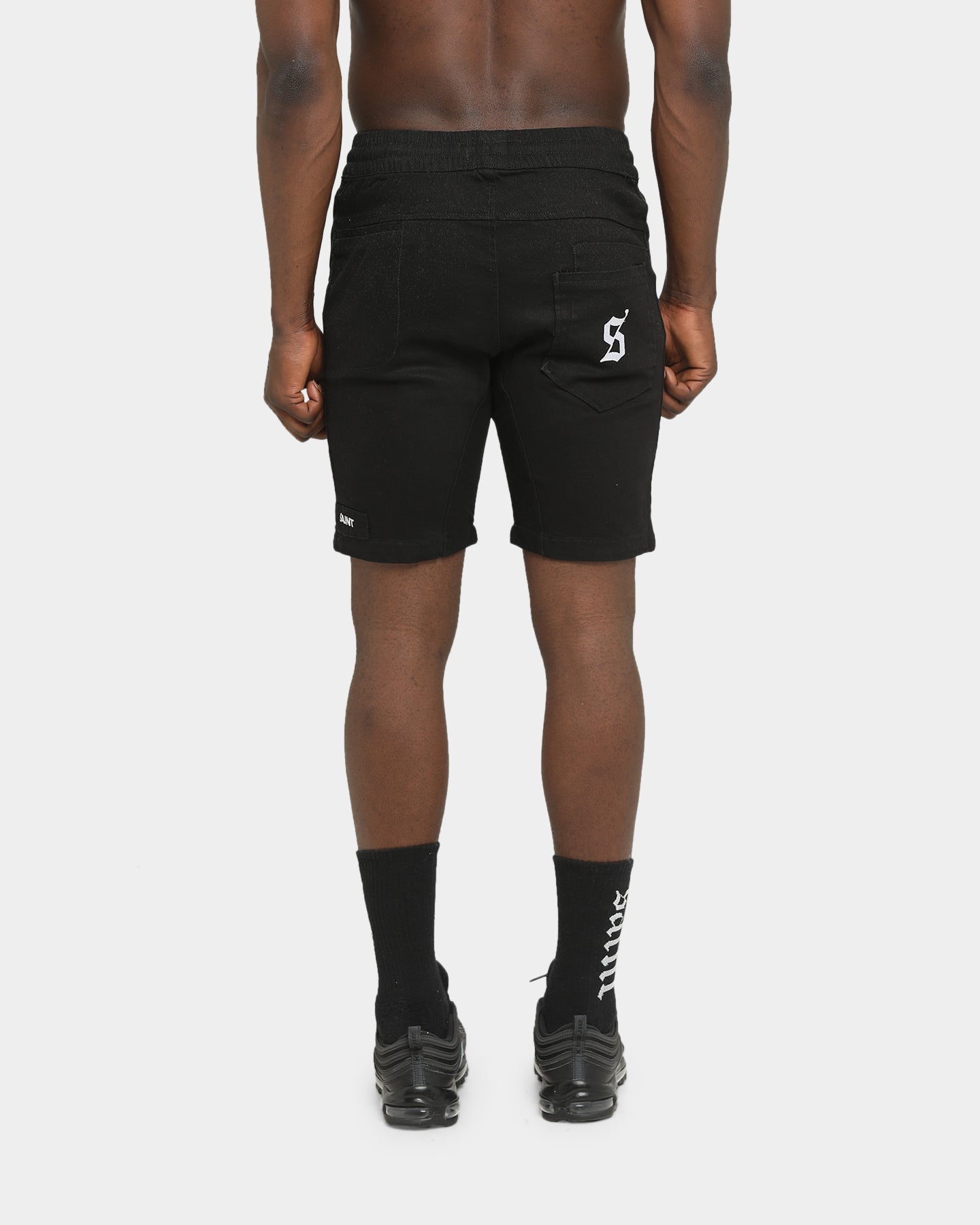 Saint Morta Patchwork Shorts Black