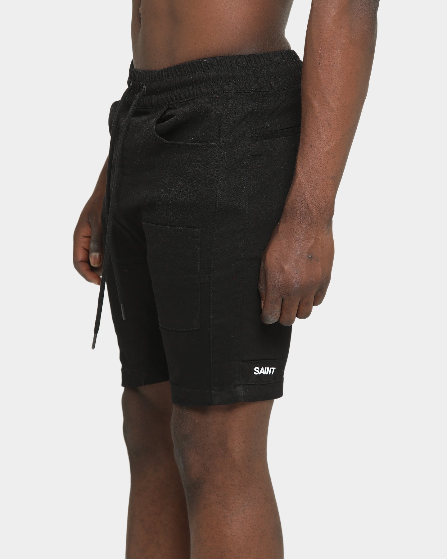 Saint Morta Patchwork Shorts Black
