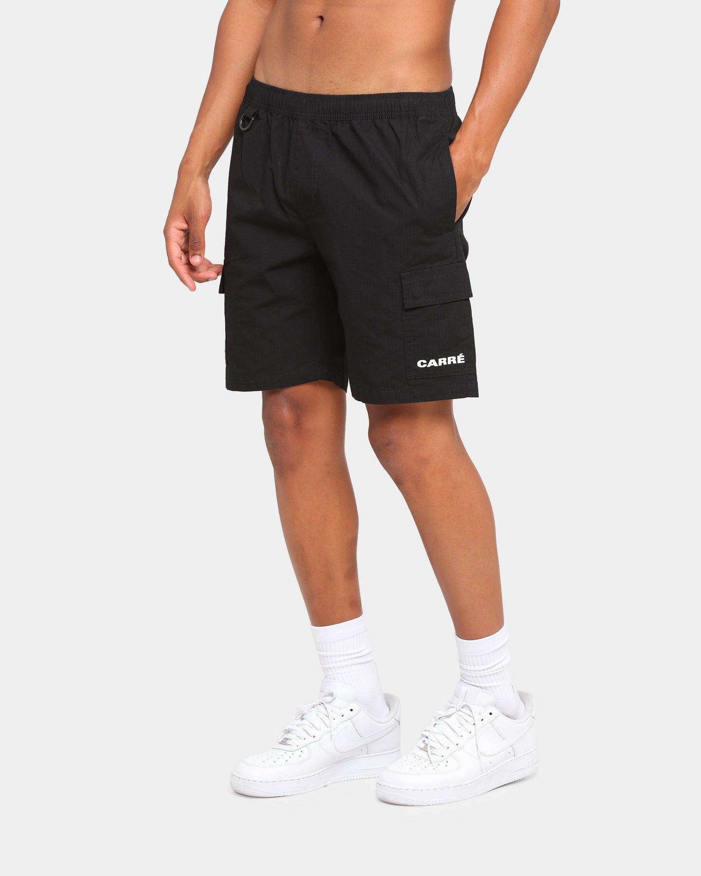 Carré Combiner Cargo Shorts Black
