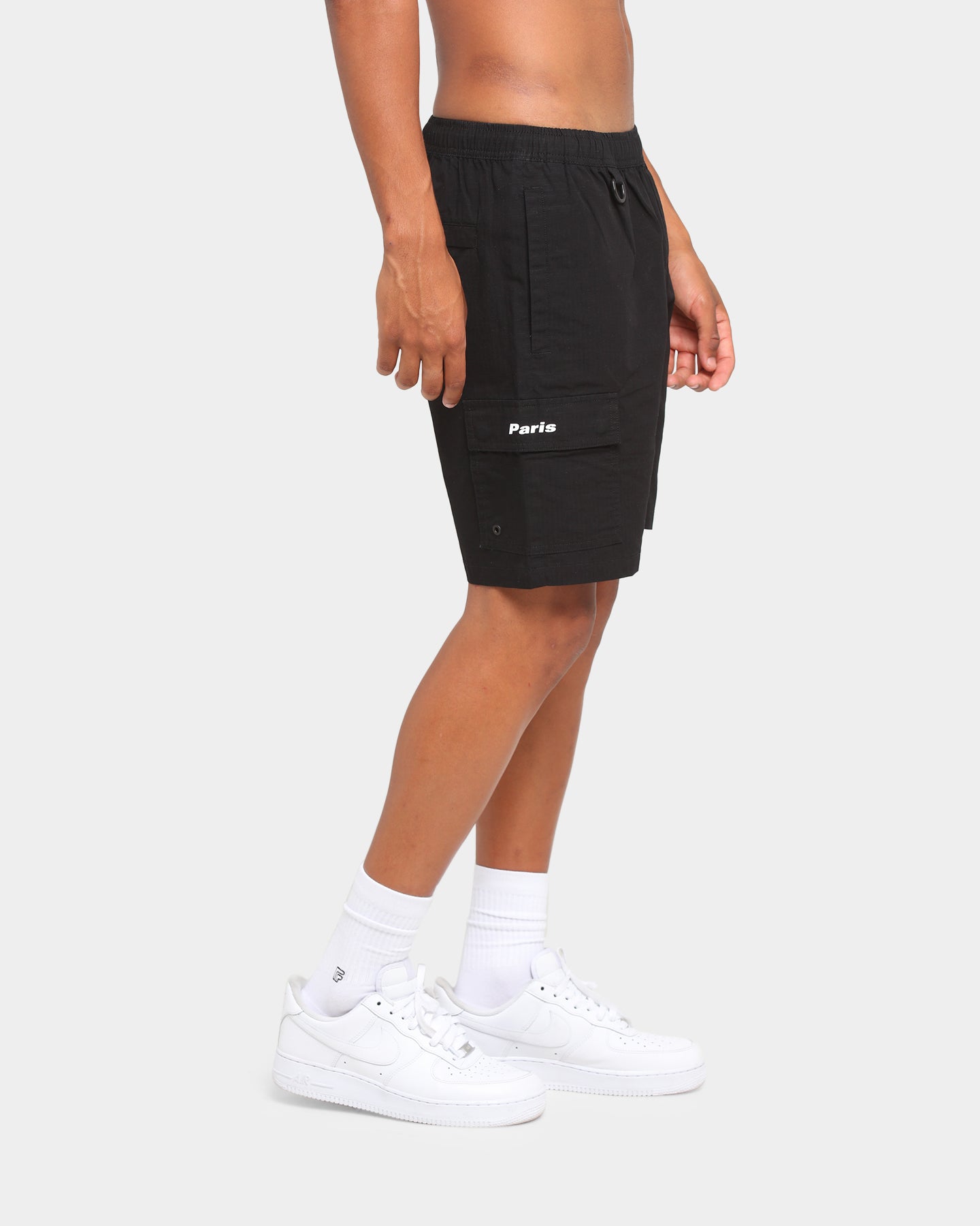Carré Combiner Cargo Shorts Black