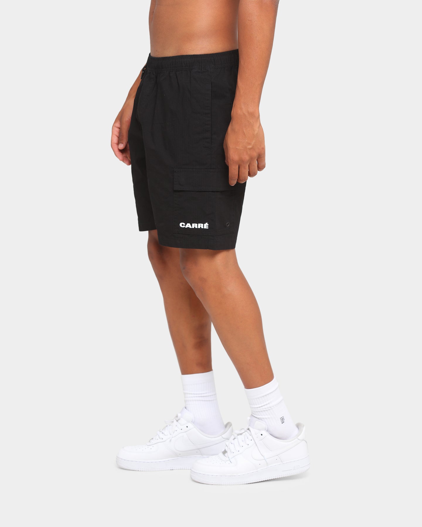 Carré Combiner Cargo Shorts Black
