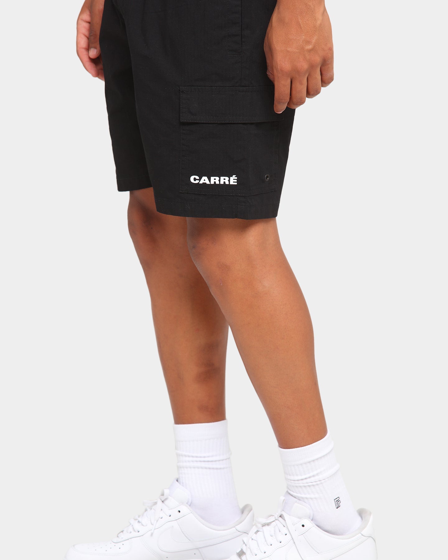 Carré Combiner Cargo Shorts Black