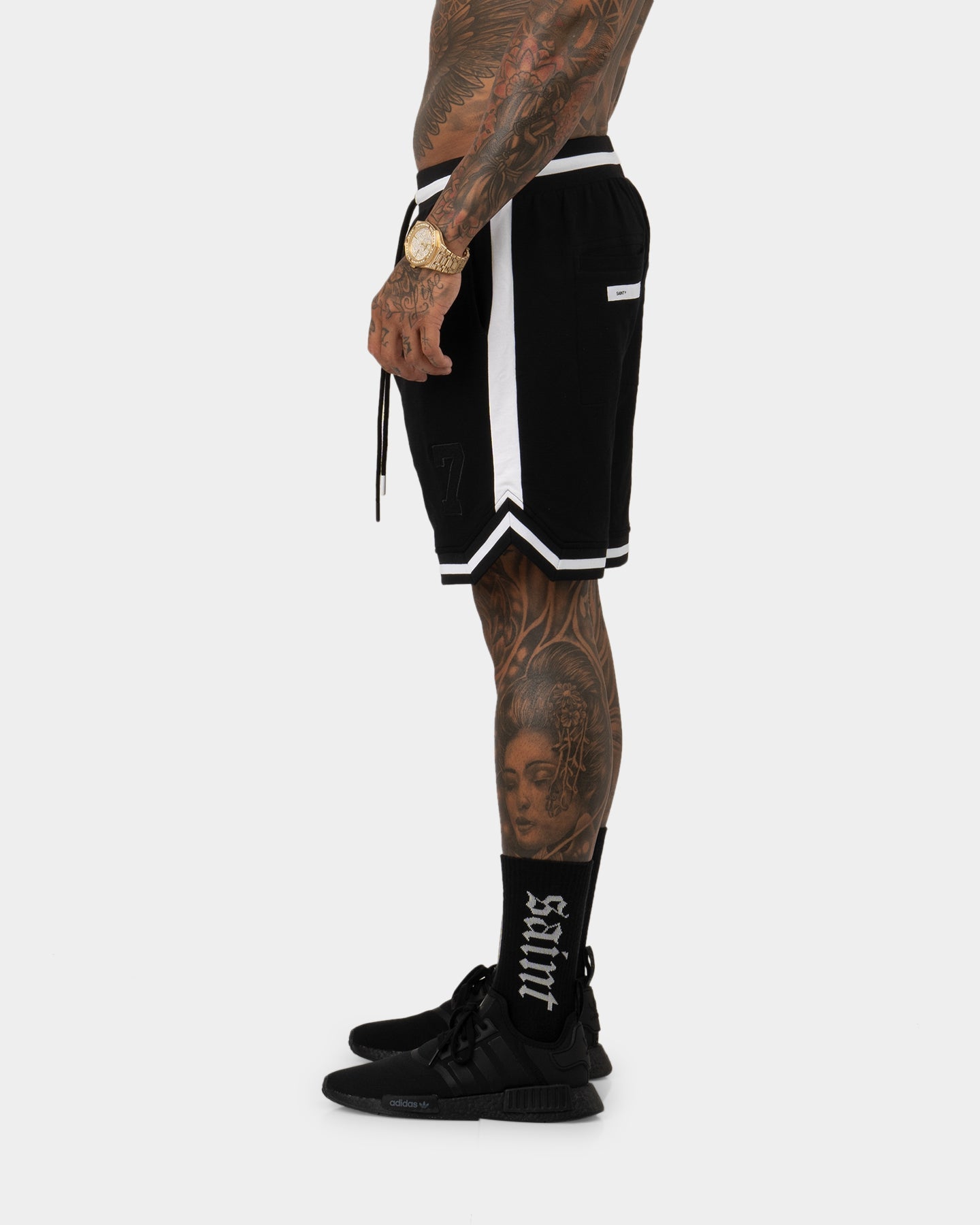 Saint Morta Semi Final Training Shorts Black/White