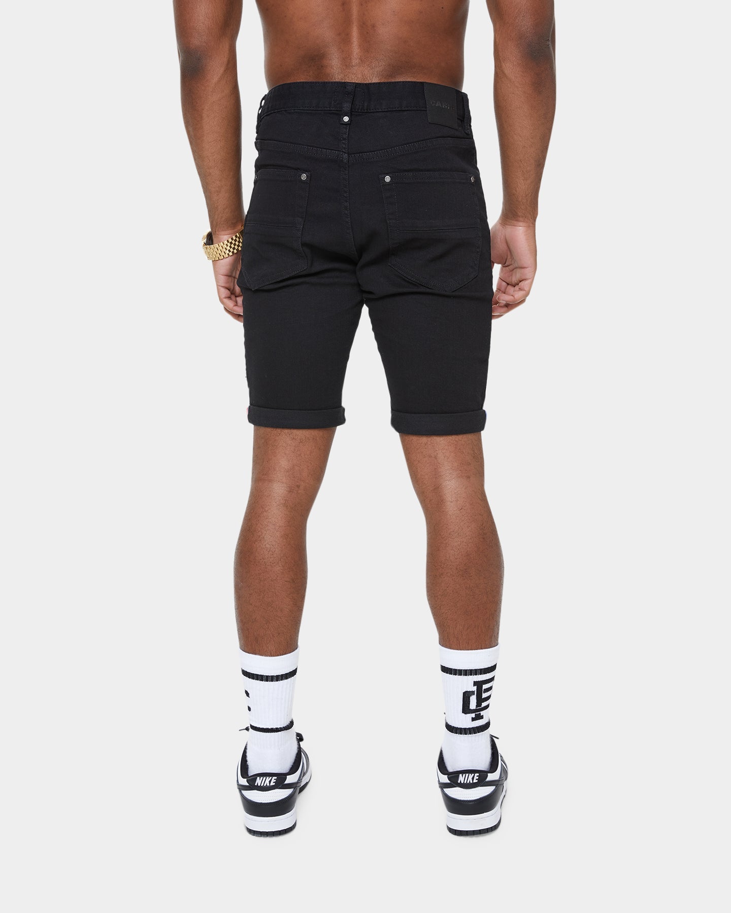 Carré Classique Jean Short Black