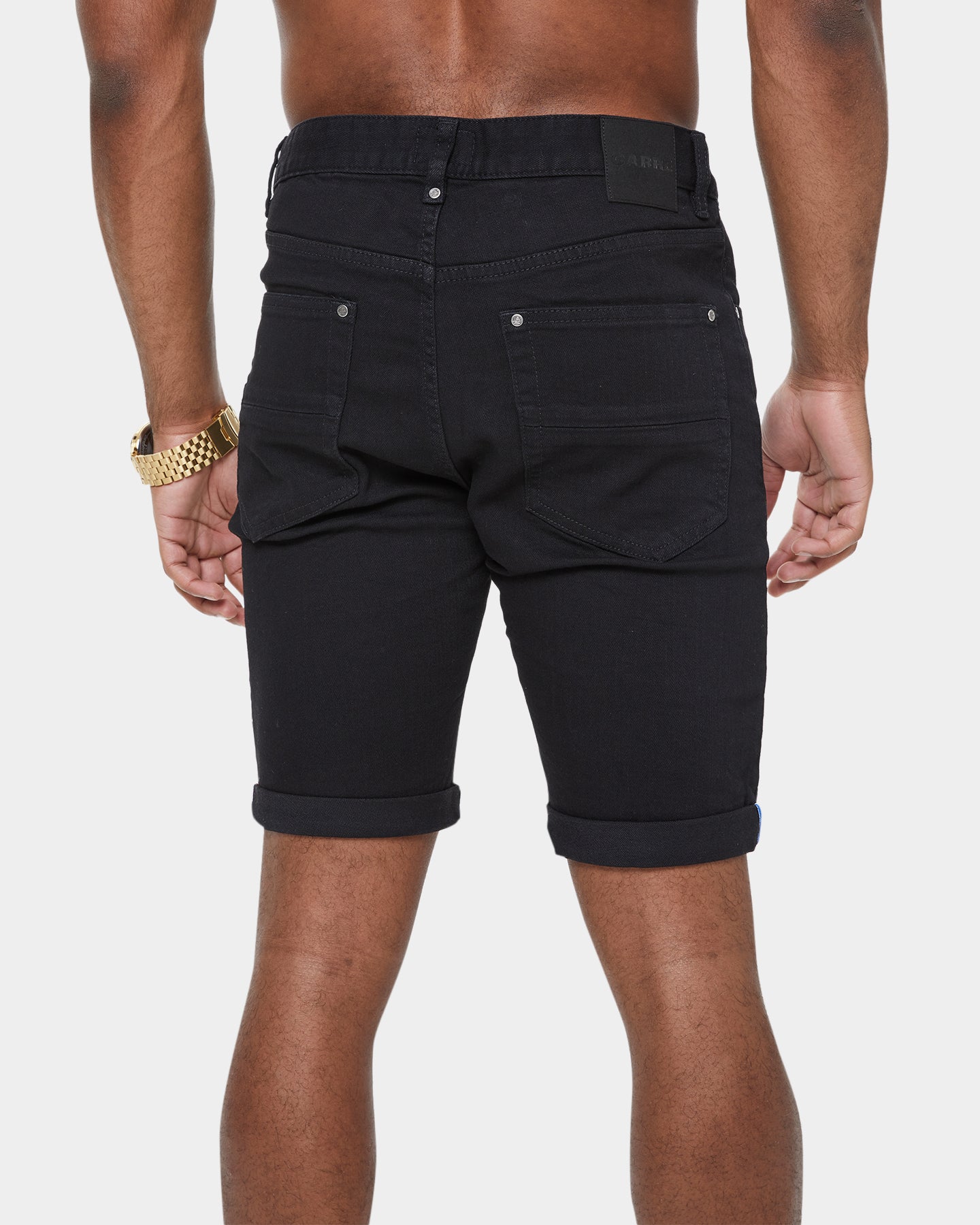 Carré Classique Jean Short Black