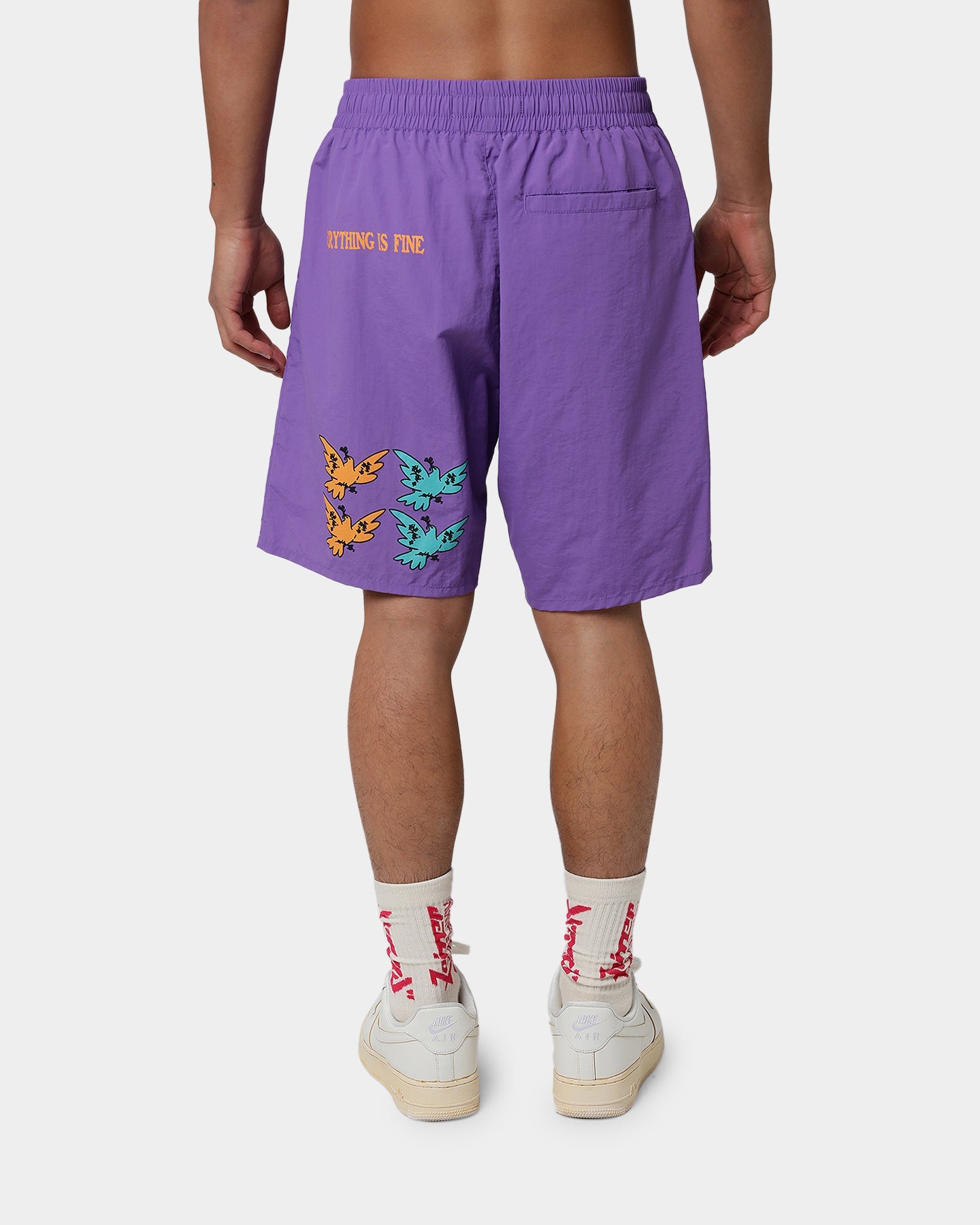 Loiter Trippy Walk Shorts Purple