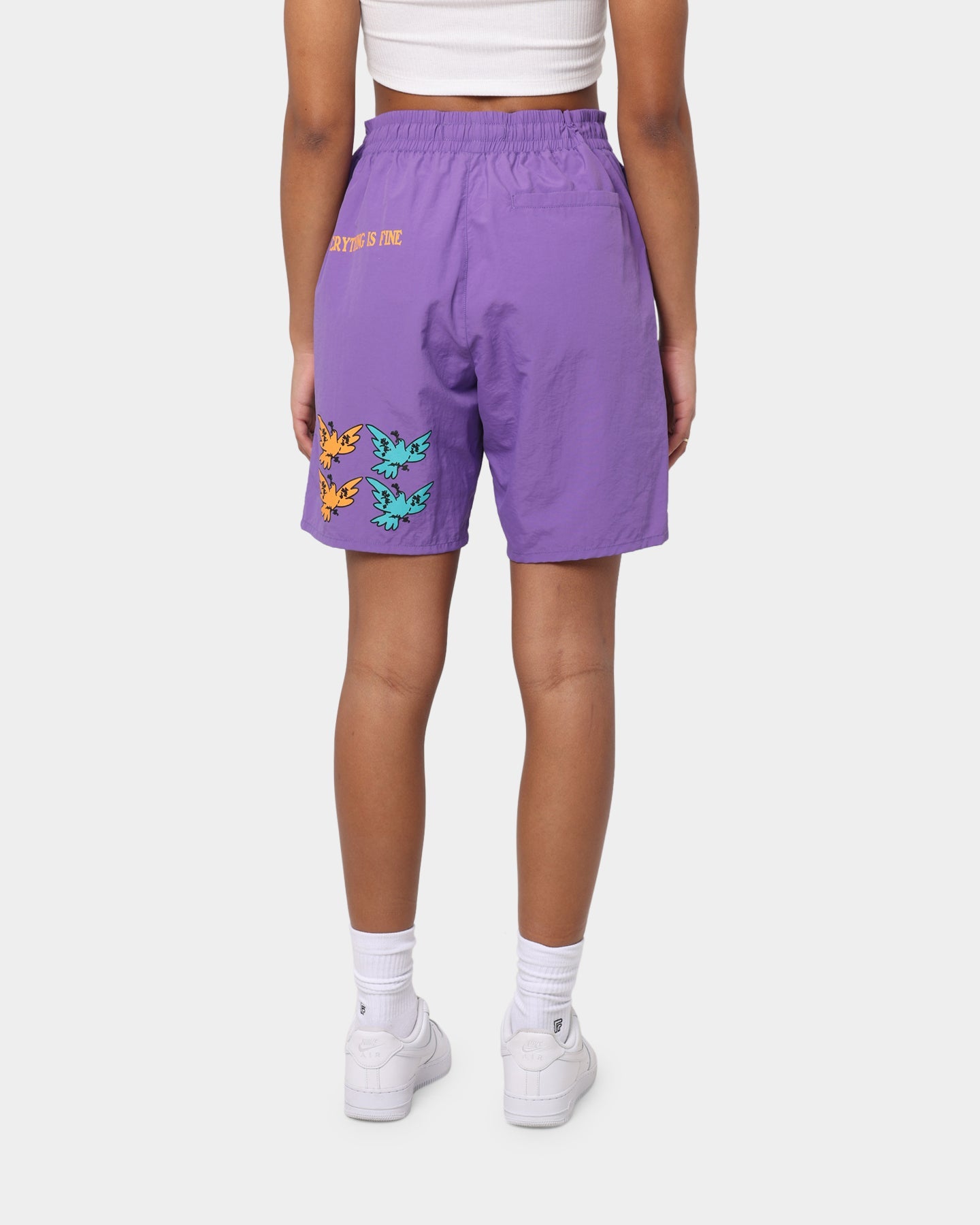 Loiter Trippy Walk Shorts Purple