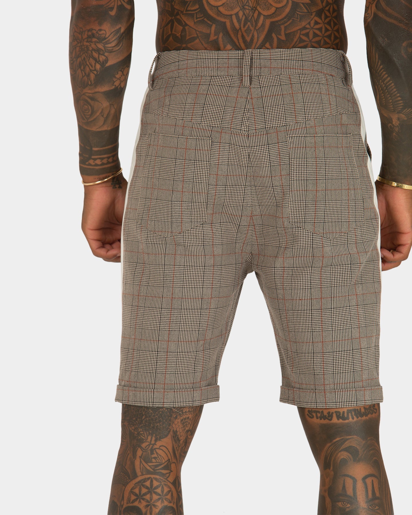 XXIII P1 Stripe Short Grey/White Stripe