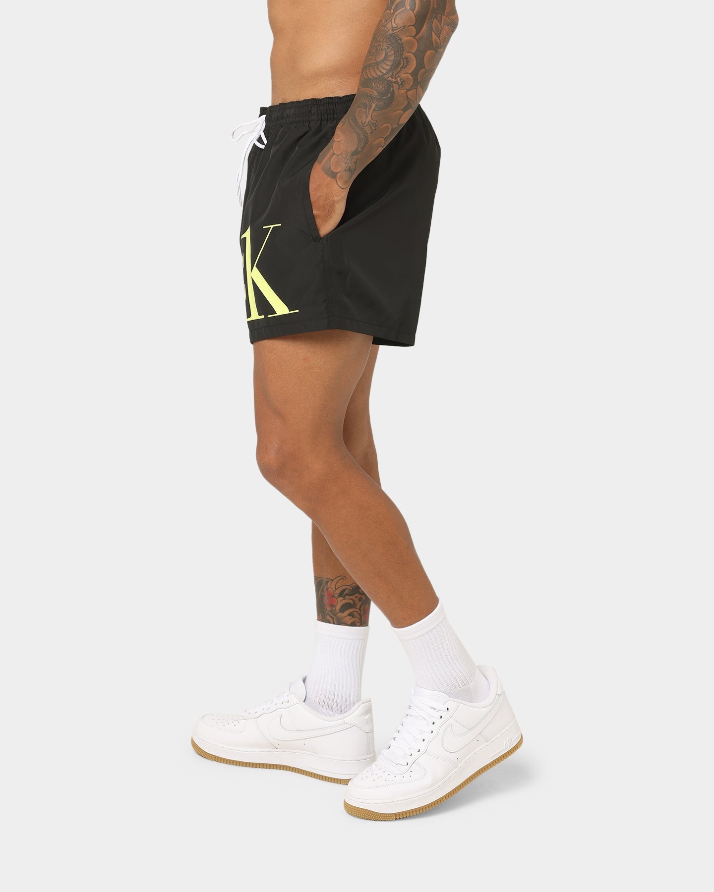 Calvin Klein CK One Drawstring Swim Shorts Black