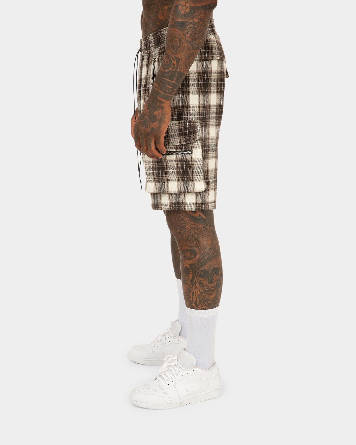 XXIII Plaid Cargo Shorts Plaid