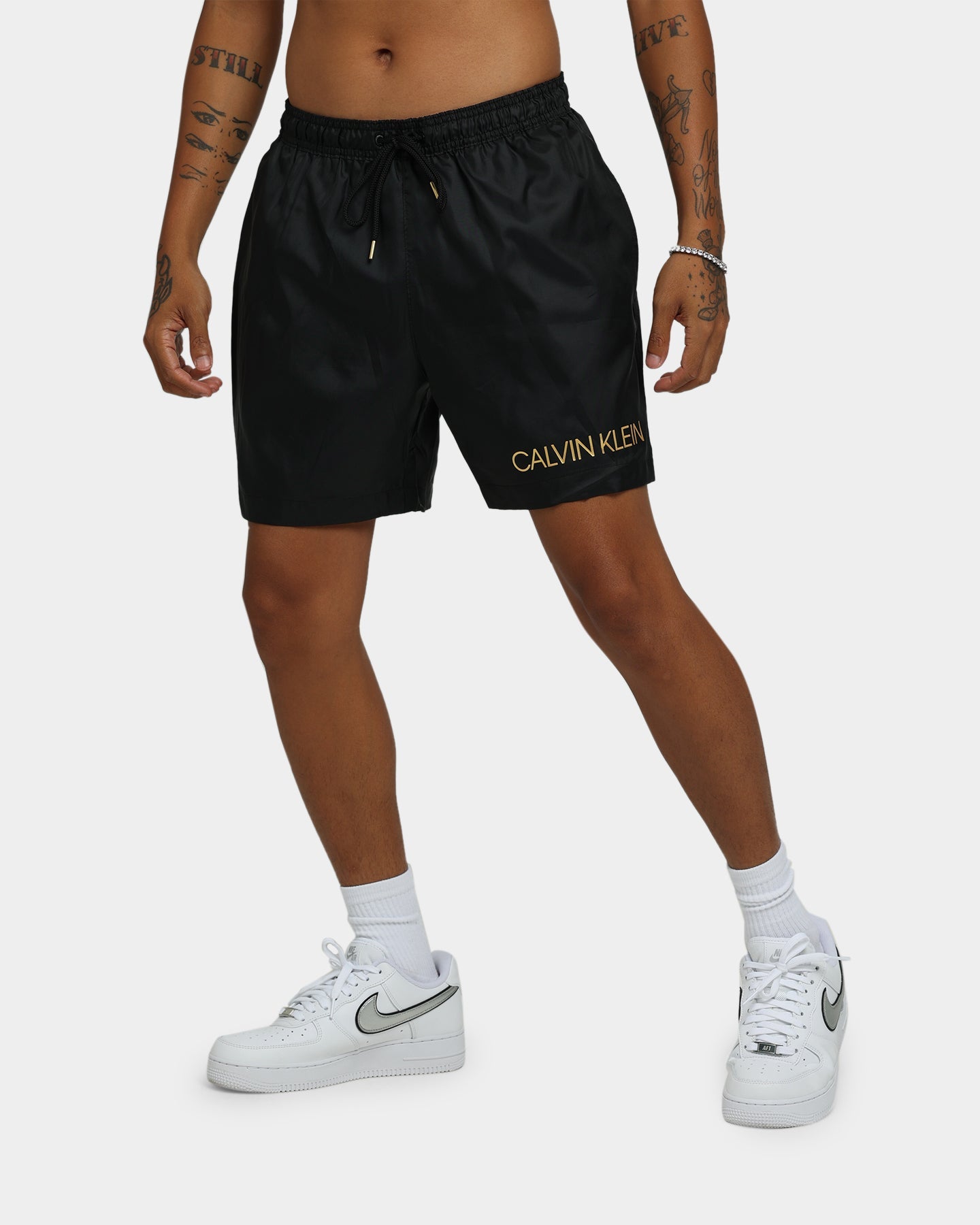 Calvin Klein Core Festive Swim Shorts Black