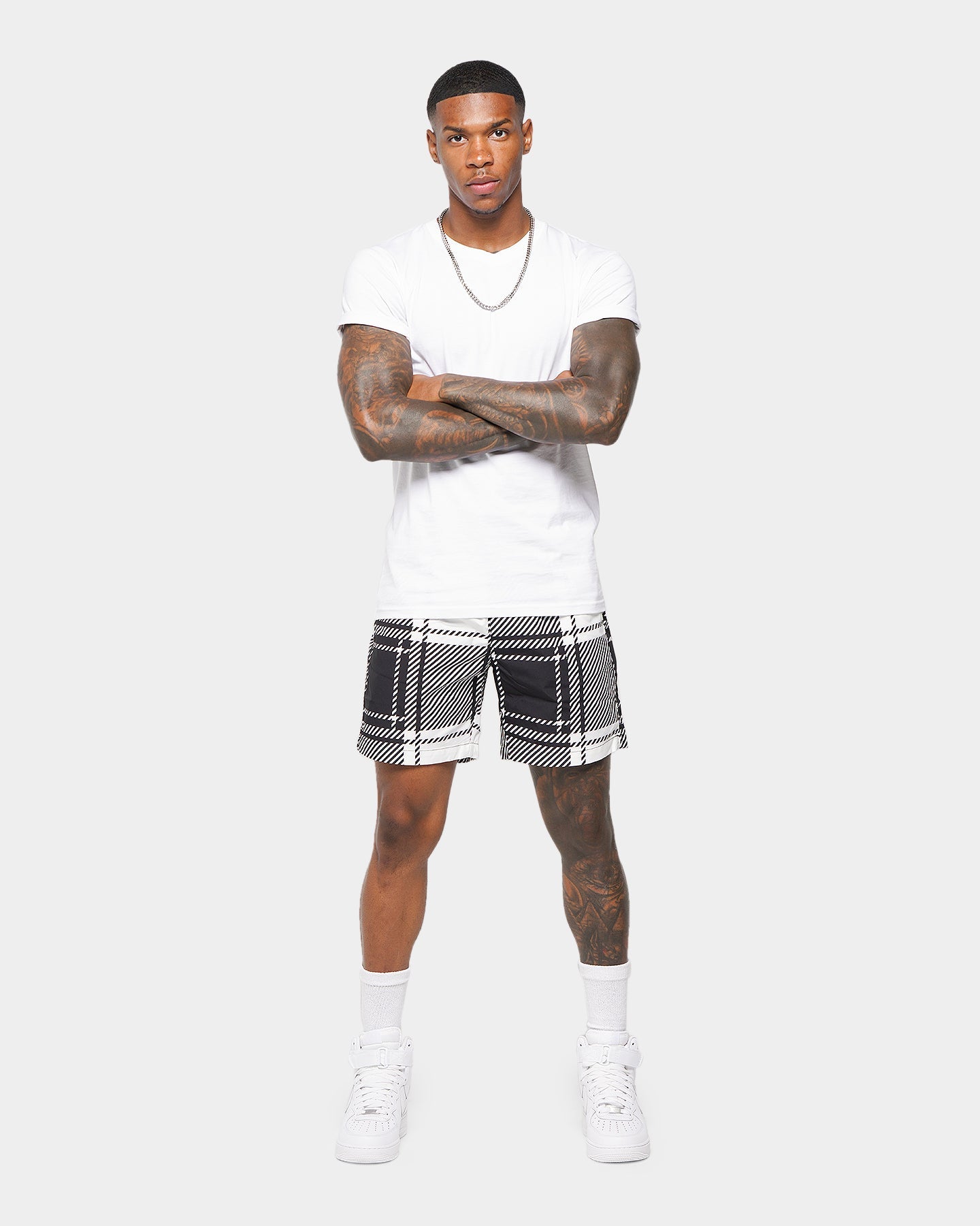 XXIII Aries Beach Shorts Black/White