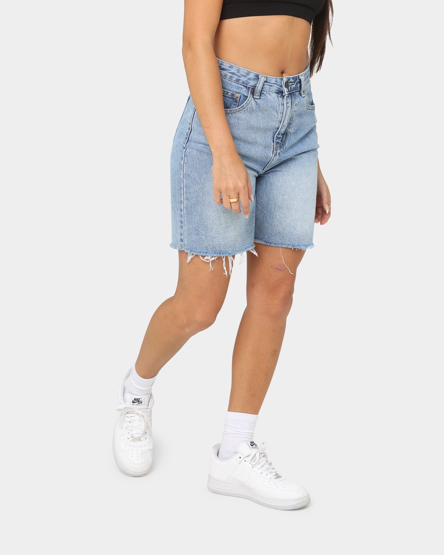 XXIII Women's Negasi Denim Shorts Mid Blue