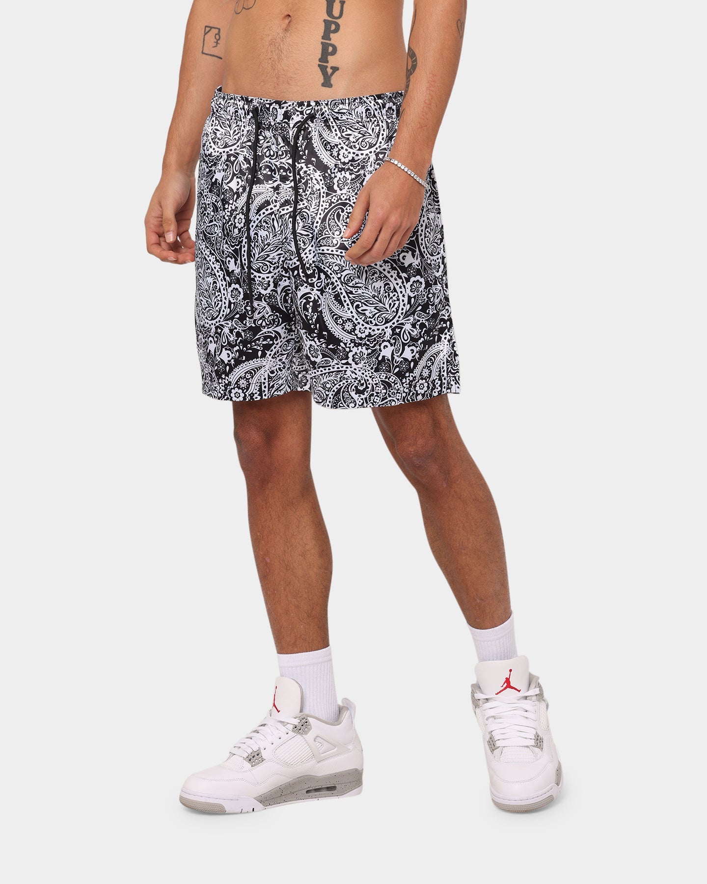 XXIII Keanu Satin Short Black