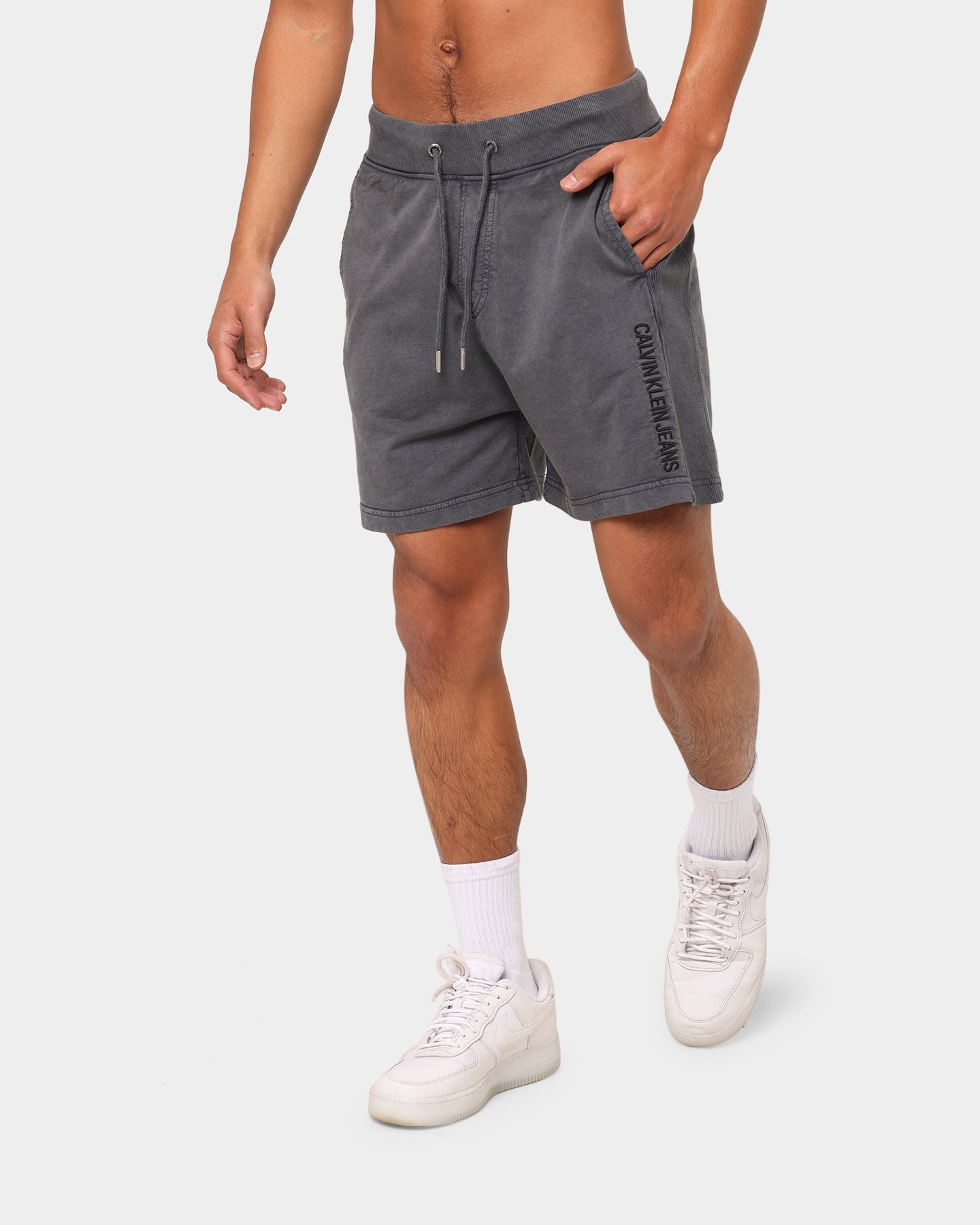 Calvin Klein Institute Embroidery Hawk Shorts Black