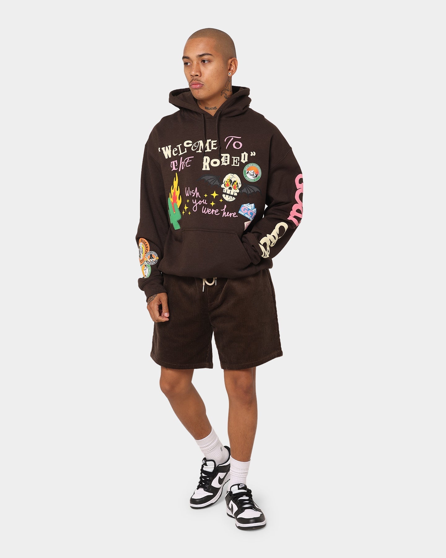 XXIII Riven Cord Shorts Tan