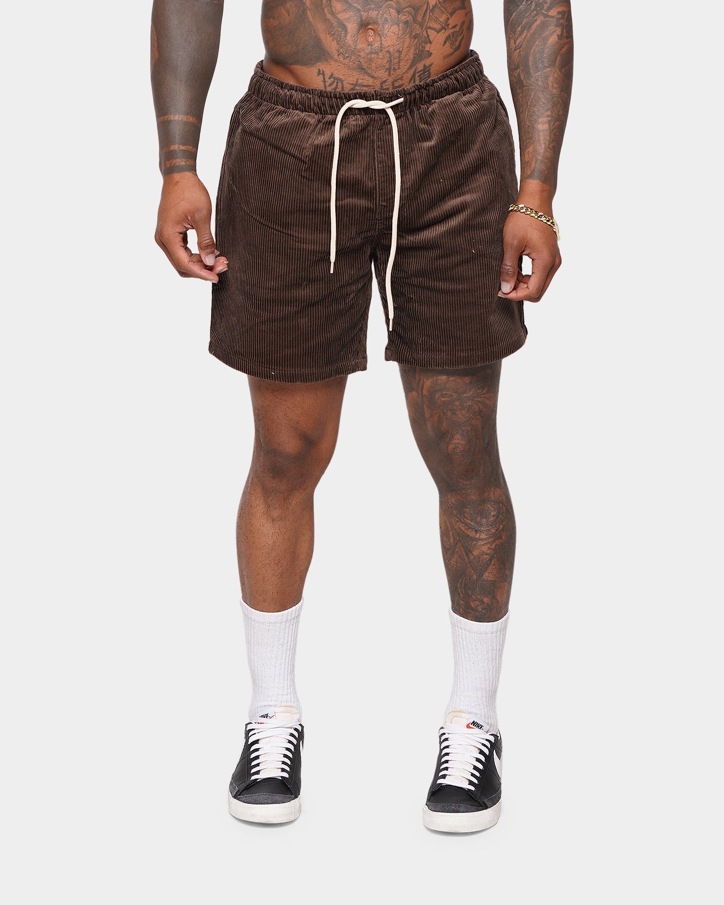 XXIII Riven Cord Shorts Tan
