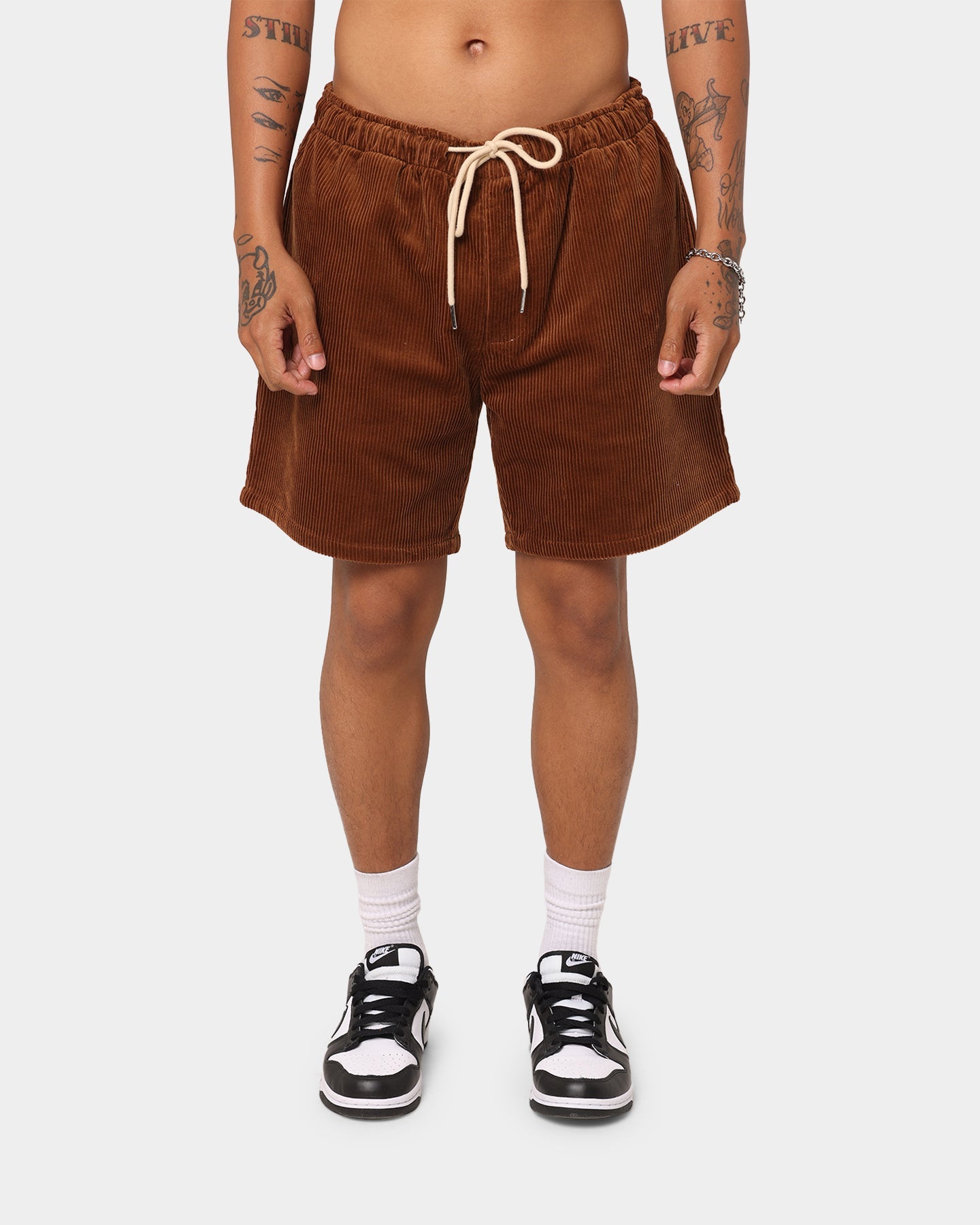 XXIII Riven Cord Shorts Brown