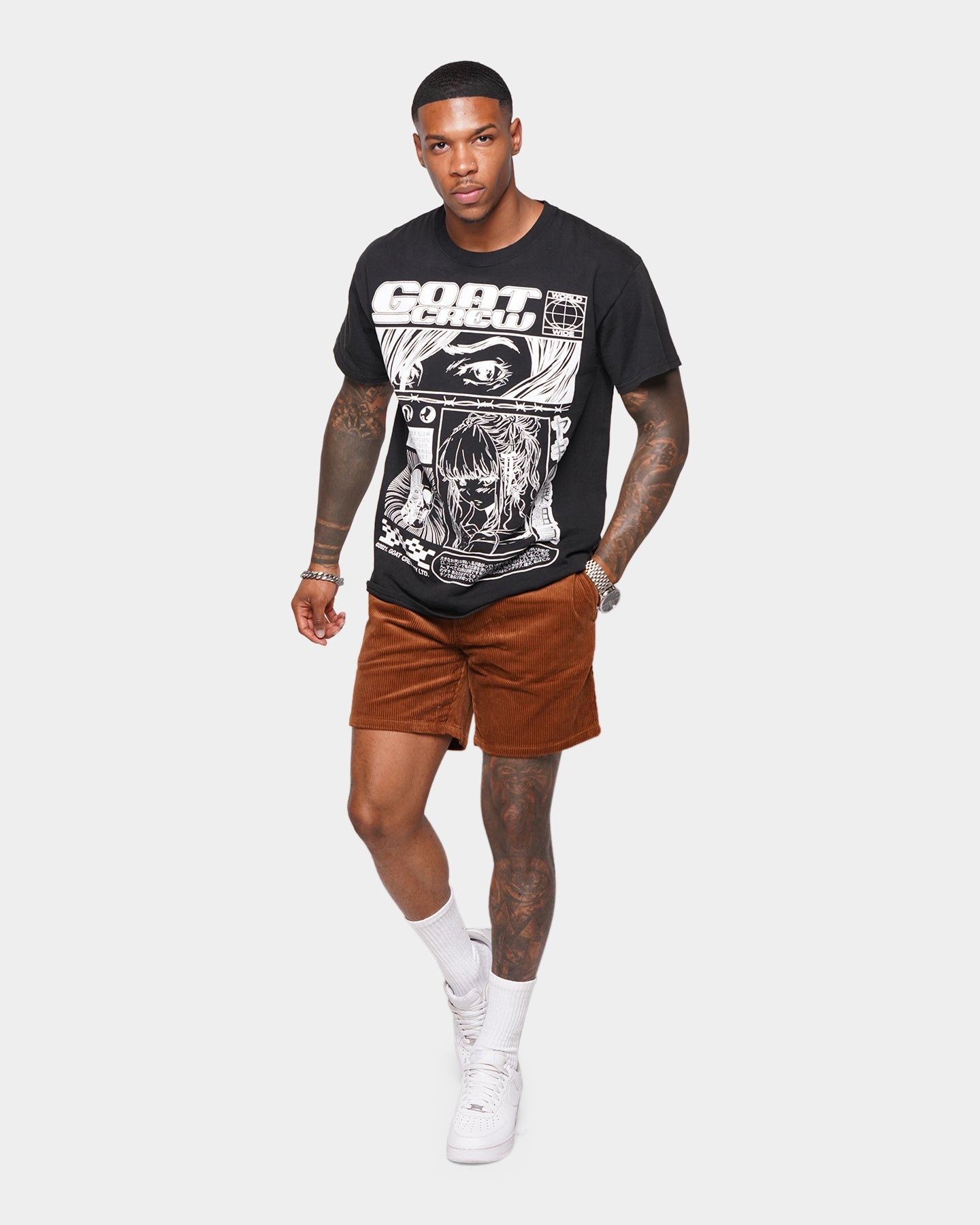 XXIII Riven Cord Shorts Brown