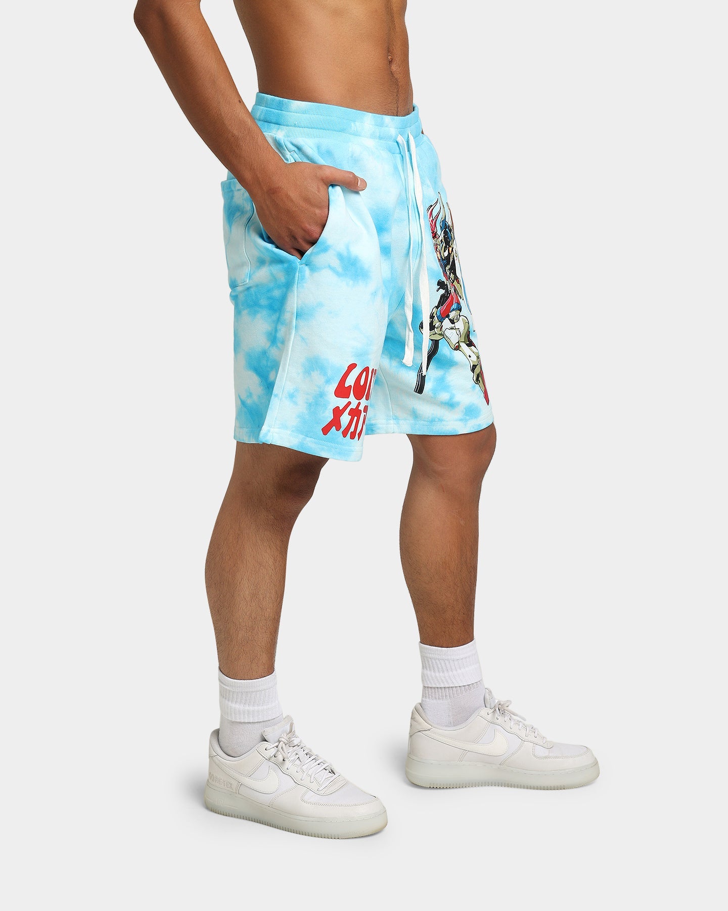 Loiter Eternal Tie Dye Shorts Blue