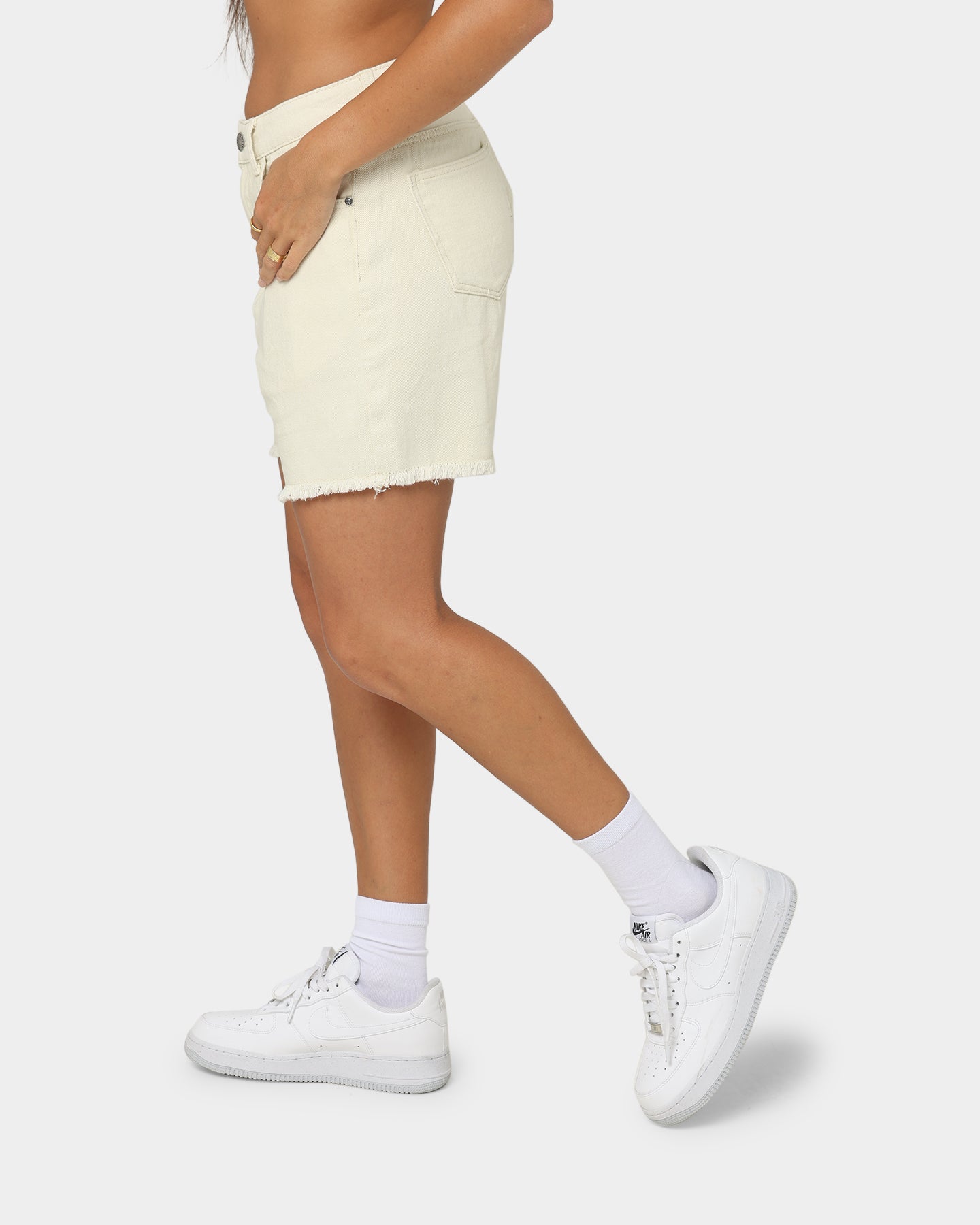 XXIII Women's Jaala Denim Shorts Bone