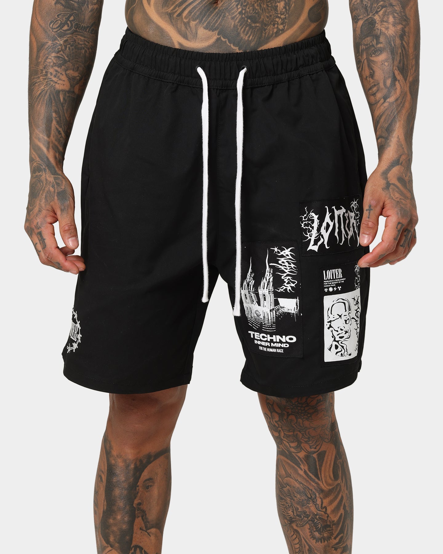 Loiter Nightcrawler Walk Shorts Black