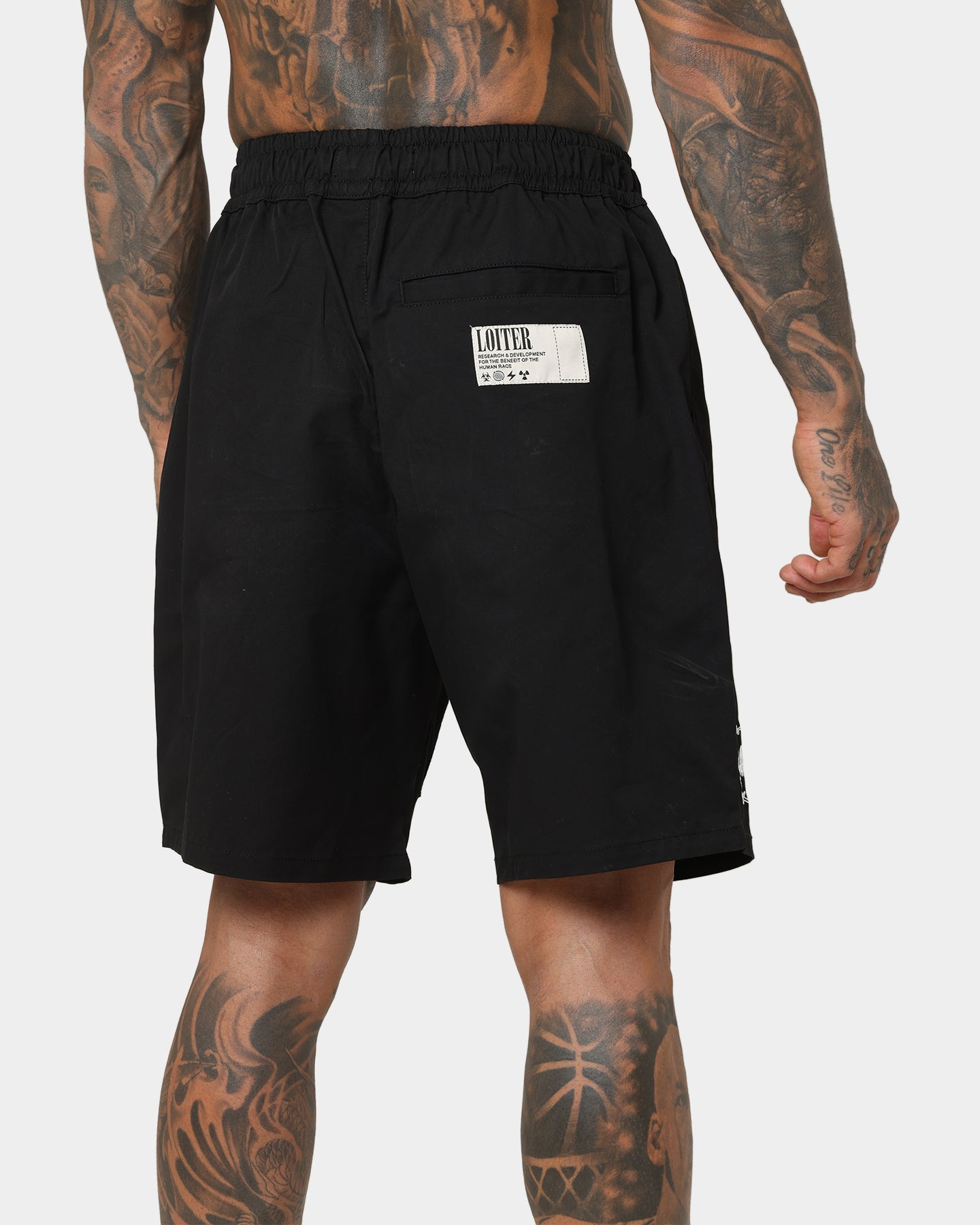 Loiter Nightcrawler Walk Shorts Black