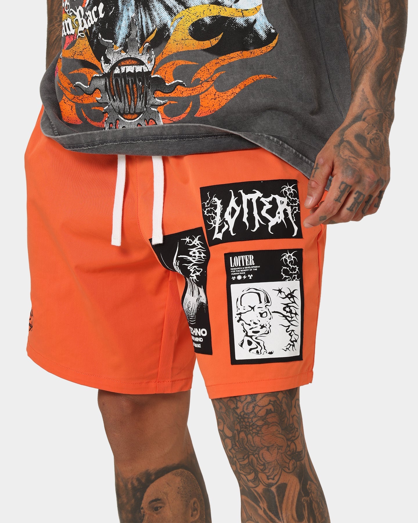 Loiter Nightcrawler Walk Shorts Orange