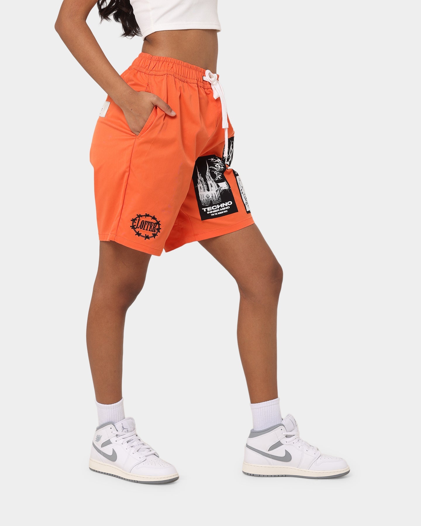 Loiter Nightcrawler Walk Shorts Orange