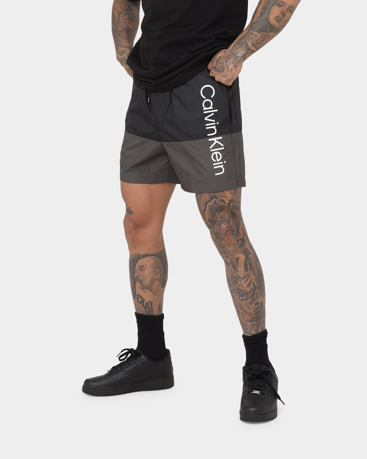 Calvin Klein Medium Drawstring Shorts Pvh Black