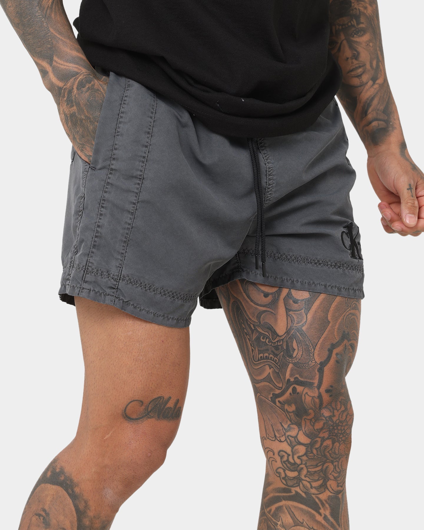 Calvin Klein Medium Drawstring Shorts Pvh Black