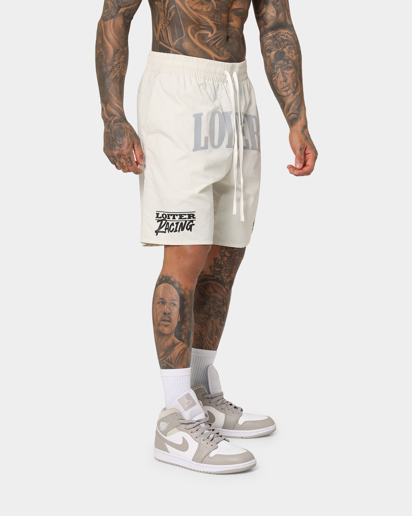 Loiter Roadrunner Beach Shorts Ecru