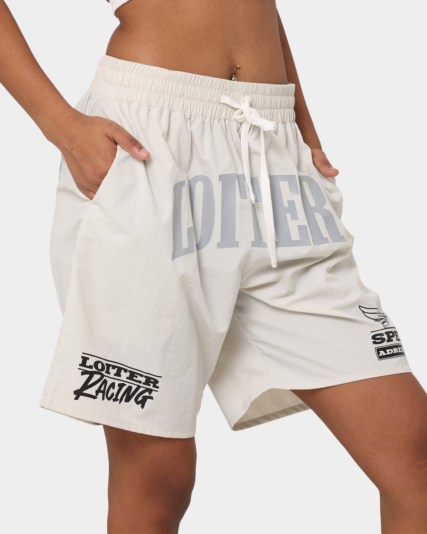 Loiter Roadrunner Beach Shorts Ecru